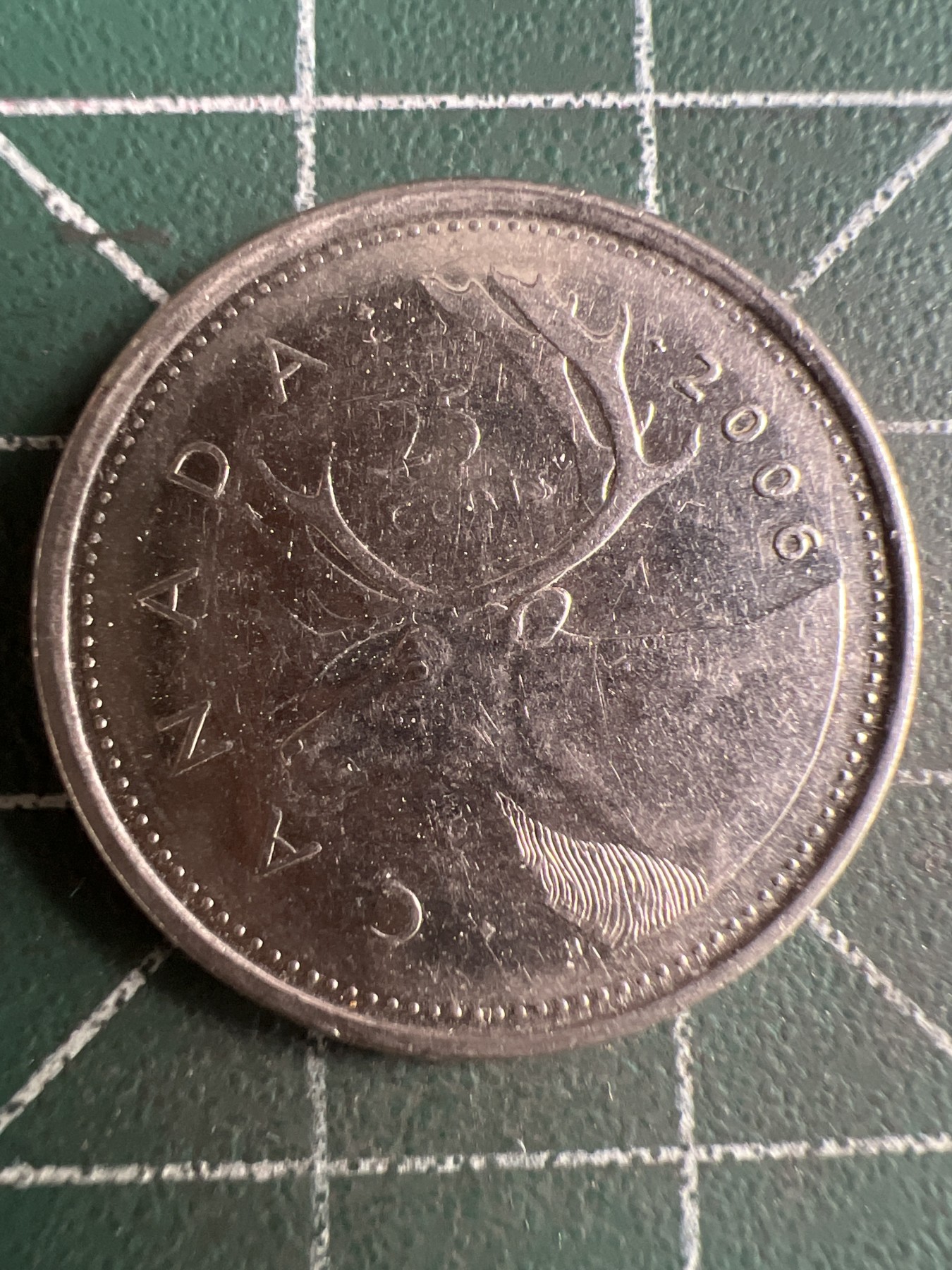 第574期 硬币专场 （无押金，捡漏，全场50包邮，偏远地区除外，接收代拍业务） 加拿大25分 老年 2006年