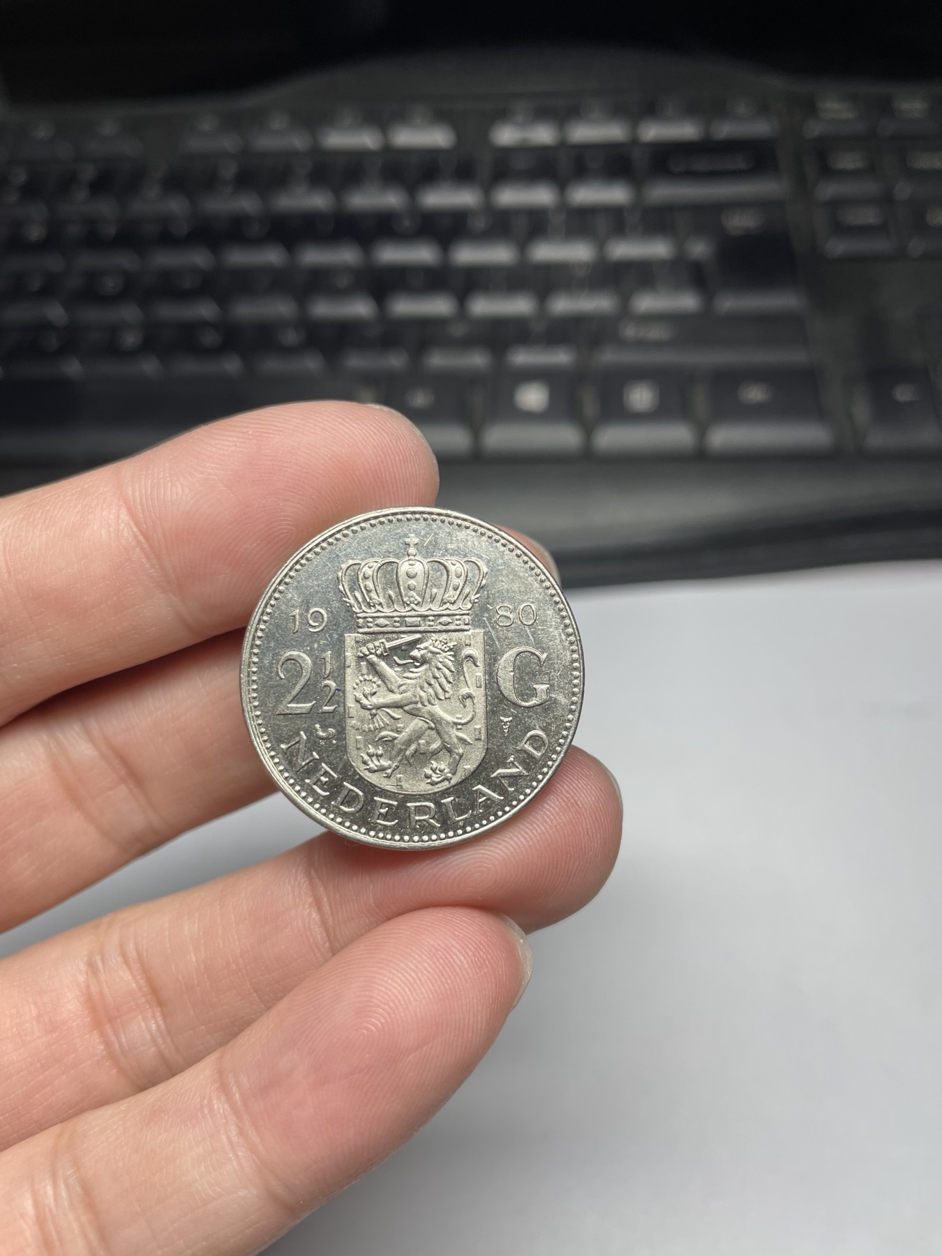 2024年集古藏今外币拍卖第四期-第10场—（总第40拍-本期拍完结算发货） 1980年荷兰2.5盾