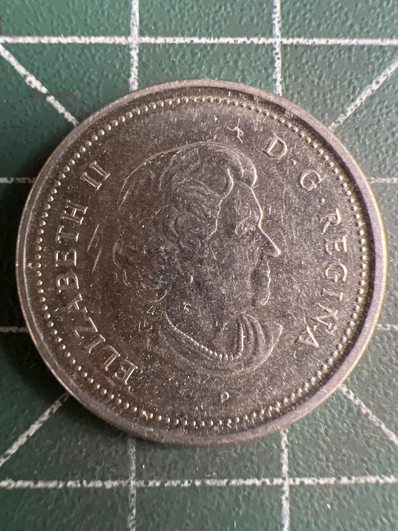 第574期 硬币专场 （无押金，捡漏，全场50包邮，偏远地区除外，接收代拍业务） 加拿大25分 老年 2004年