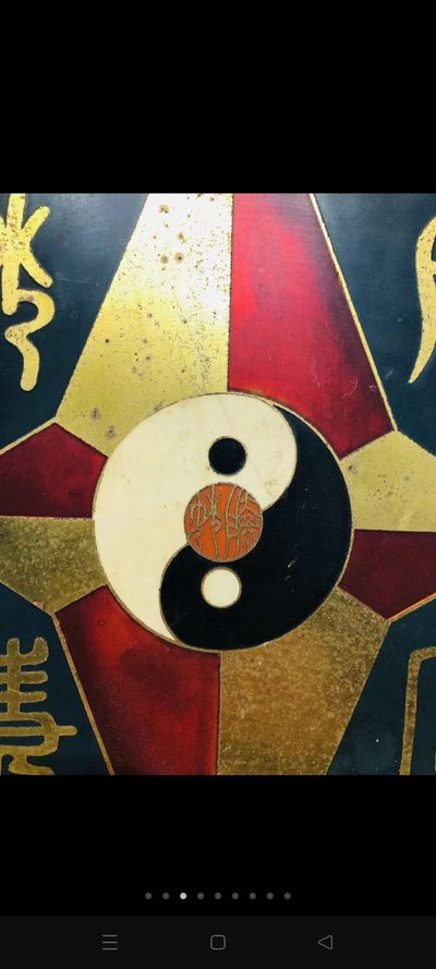 创汇时期！道教 铜制镇宅老法器！（胜妙圆慧）挂牌！背三道符文！包真包老！真正道教出来的镇宅辟邪老物件！实用性极高！家庭 办公 陈设悬挂皆可！实用！镇宅聚富上品！ - 创汇时期！道教 铜制镇宅老法器！（胜妙圆慧）挂牌！背三道符文！包真包老！真正道教出来的镇宅辟邪老物件！实用性极高！家庭 办公 陈设悬挂皆可！实用！镇宅聚富上品！