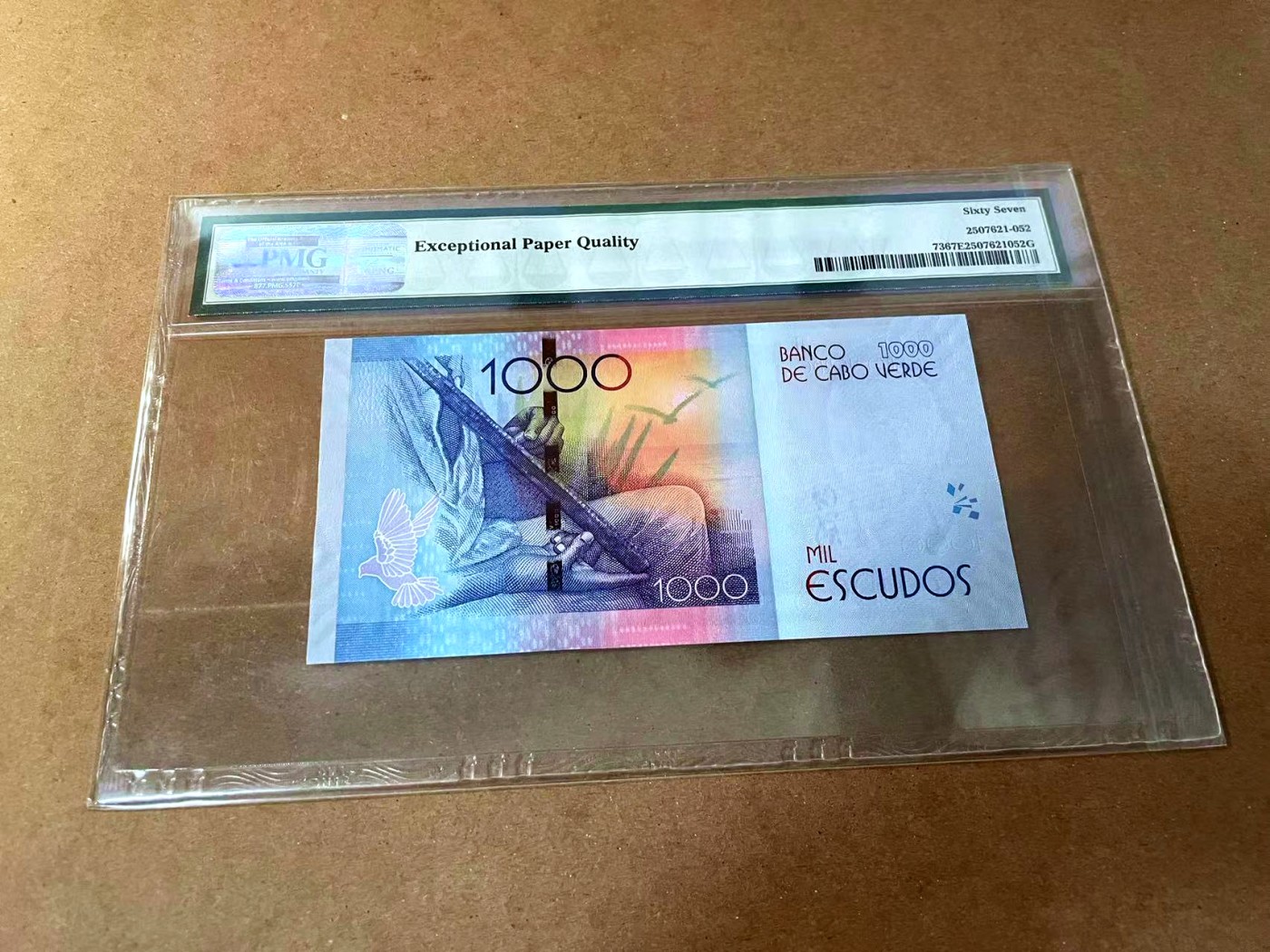 【Blue Auction】✨世界纸币精拍第462期【精】 【无47】佛得角 2014年1000埃斯库多 PMG67EPQ 高分 