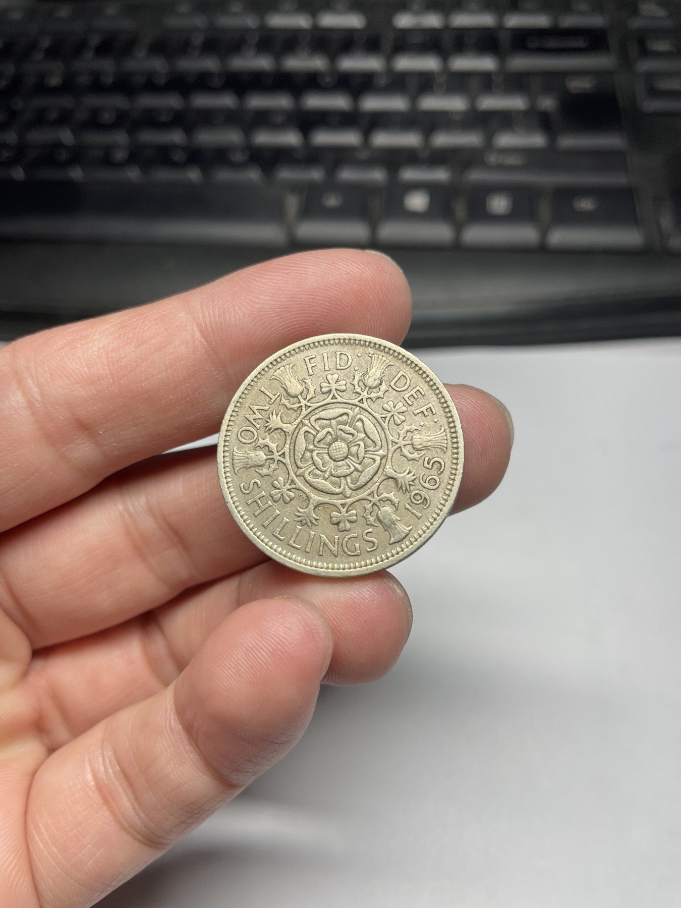 2024年集古藏今外币拍卖第四期-第10场—（总第40拍-本期拍完结算发货） 1965年英国2先令