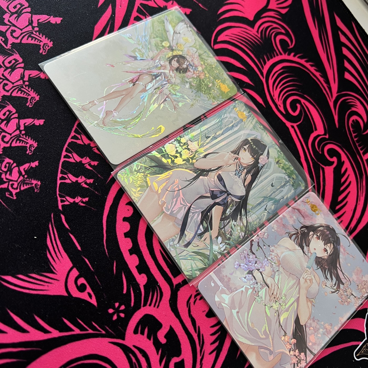锦色铺子的卡拍 第18期 SGY 美女卡 彩闪 3张