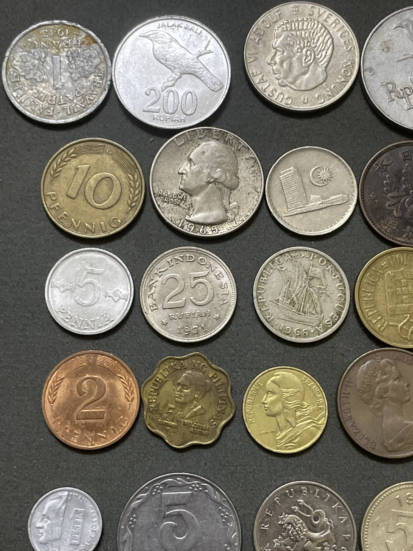 神仙姐姐散币好品专场第三十一期（无佣金满邮自动发出 懒得一个个拍了，一次性 48 个好品世界多国硬币