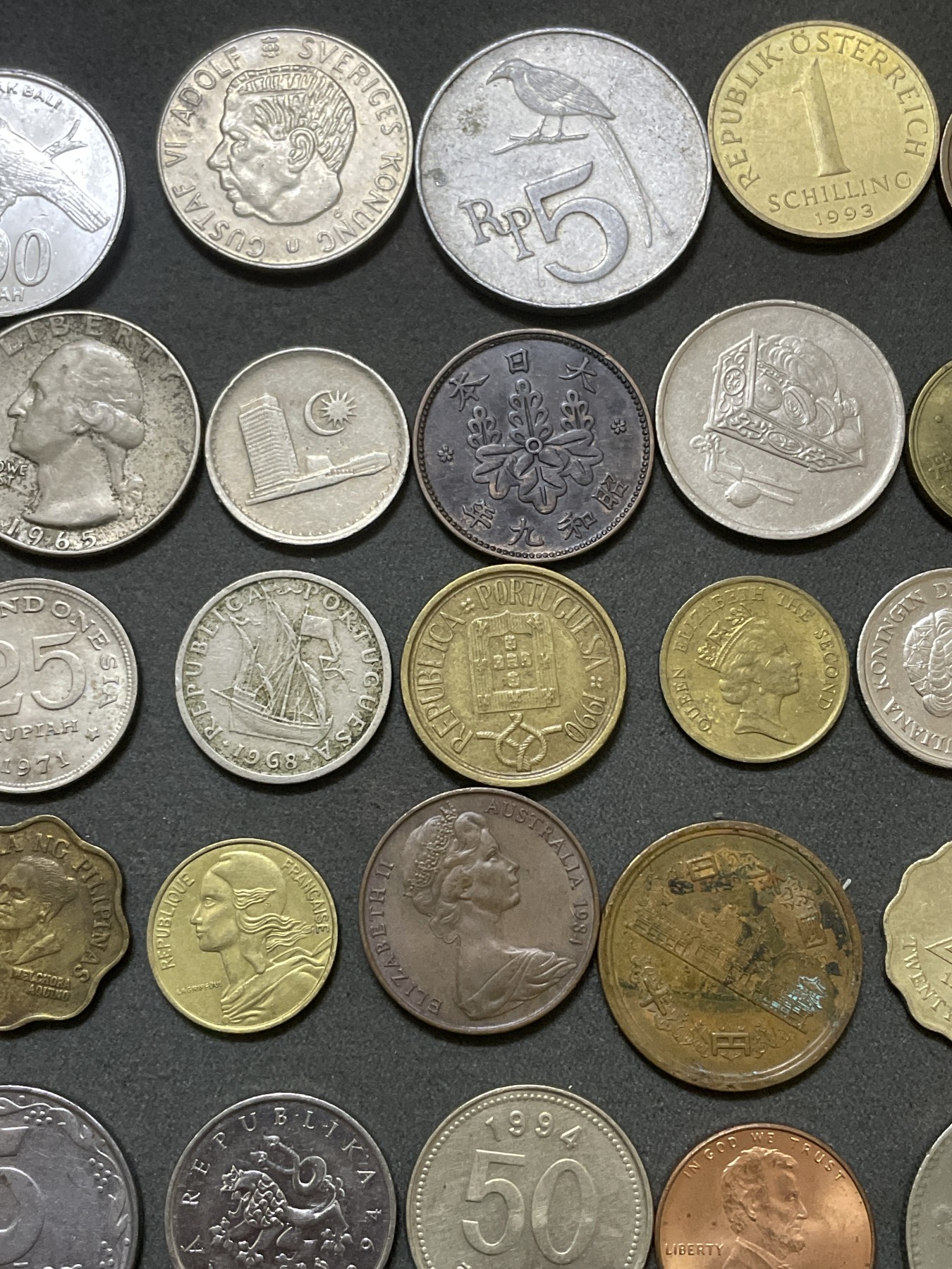 神仙姐姐散币好品专场第三十一期（无佣金满邮自动发出 懒得一个个拍了，一次性 48 个好品世界多国硬币