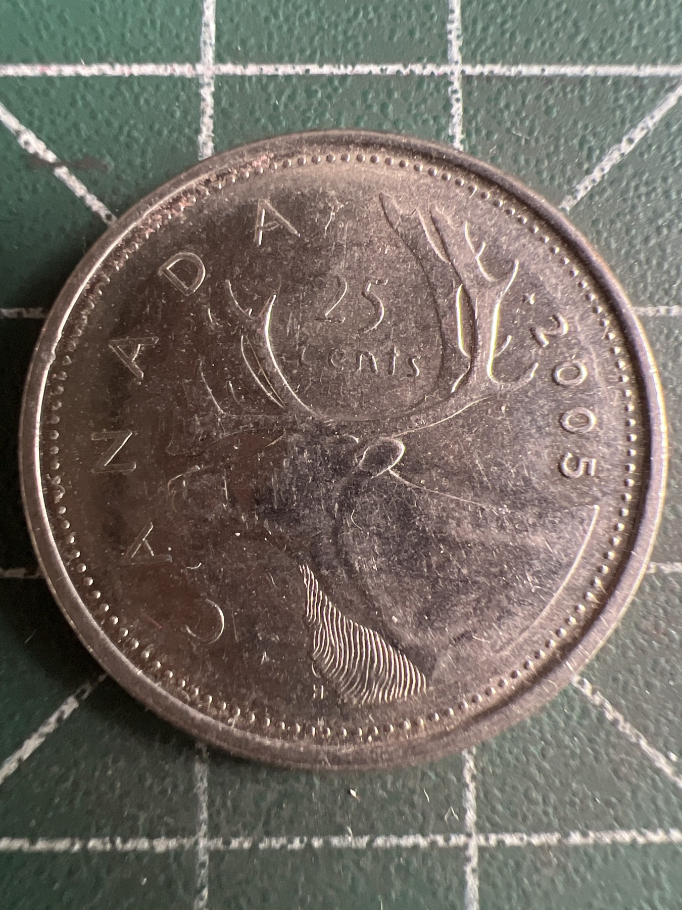 第574期 硬币专场 （无押金，捡漏，全场50包邮，偏远地区除外，接收代拍业务） 加拿大25分 老年 2005年