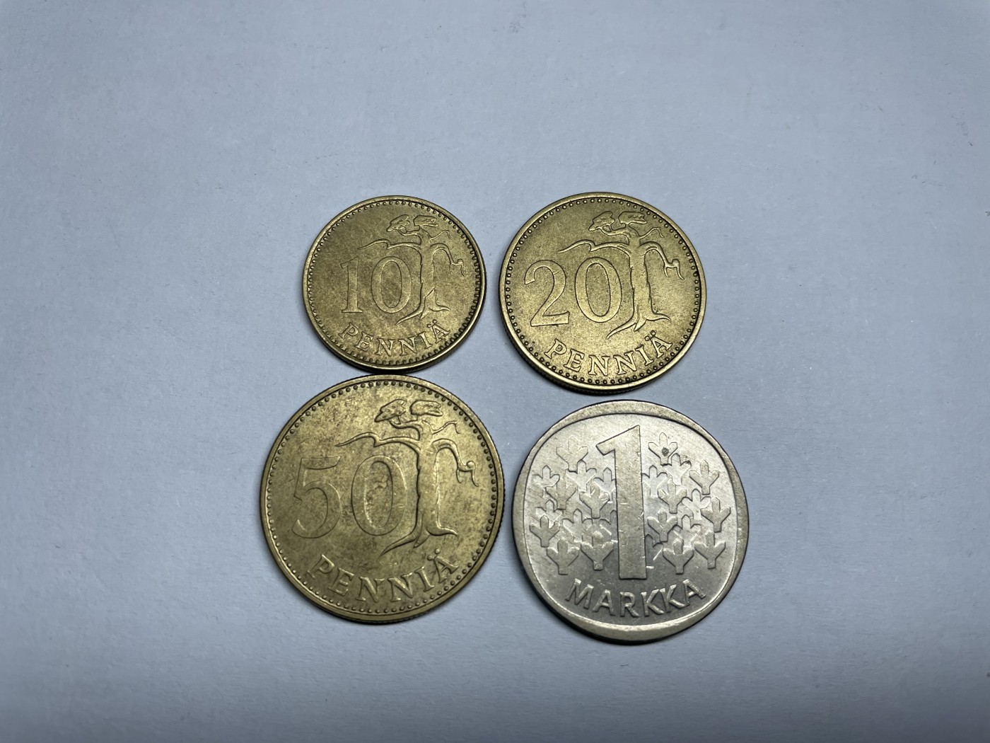 2024年集古藏今外币拍卖第四期-第10场—（总第40拍-本期拍完结算发货） 芬兰各面值4枚