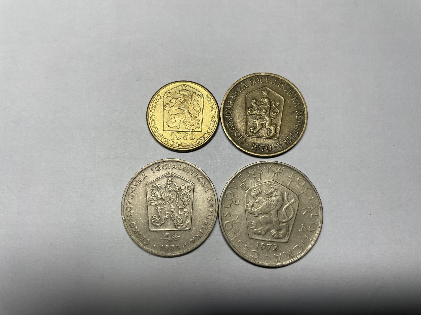 2024年集古藏今外币拍卖第四期-第10场—（总第40拍-本期拍完结算发货） 捷克斯洛伐克各面值4枚