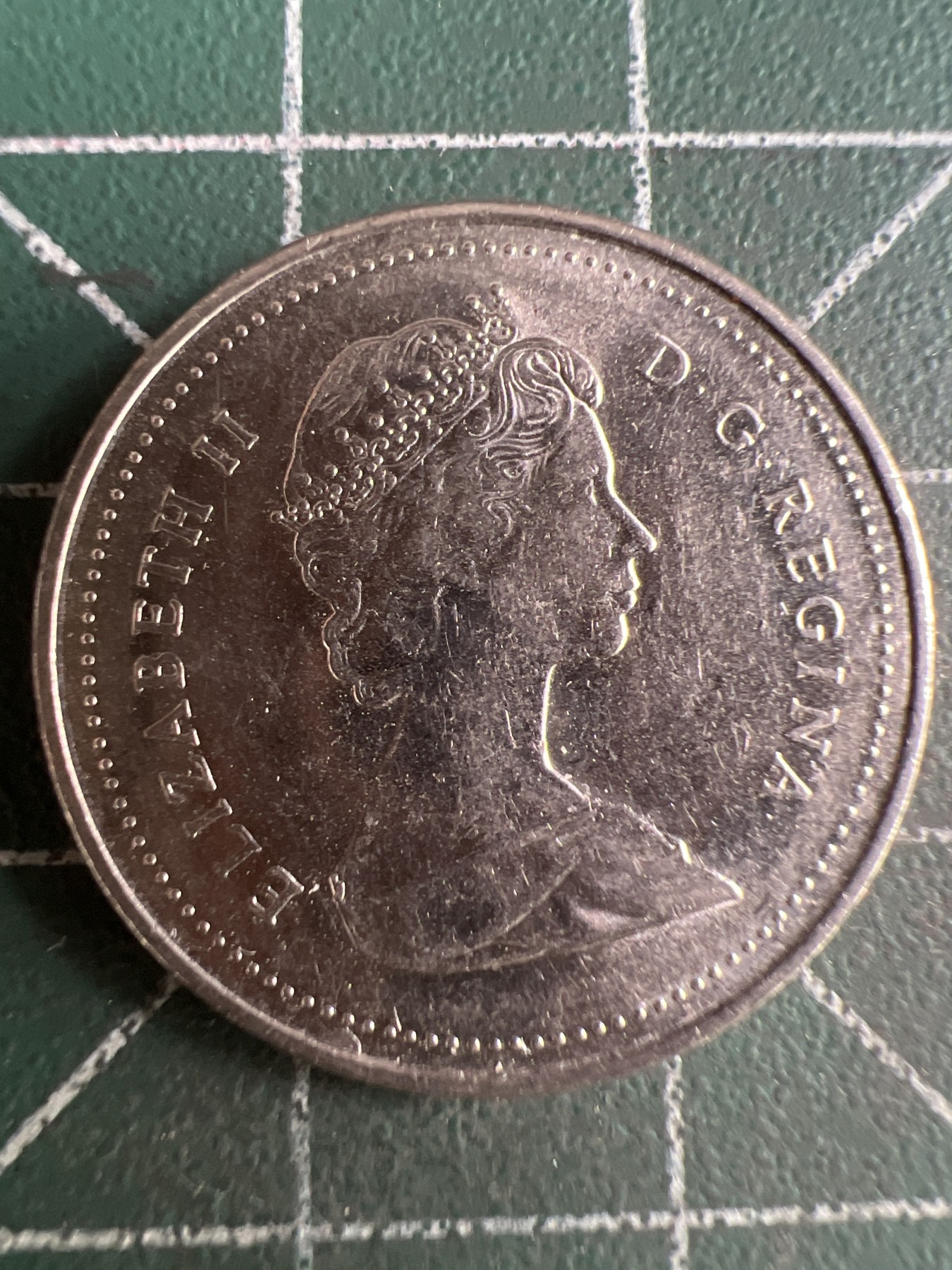 第574期 硬币专场 （无押金，捡漏，全场50包邮，偏远地区除外，接收代拍业务） 加拿大25分 青年 1989年