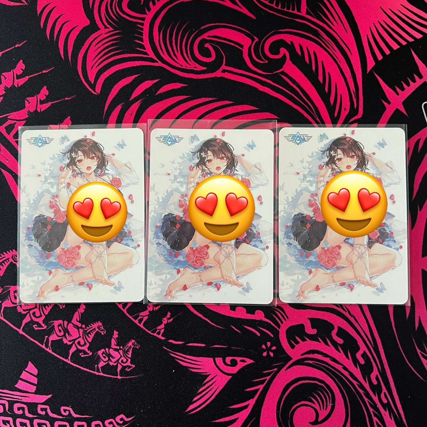锦色铺子的卡拍 第18期 SGY 美女卡 彩闪 3张