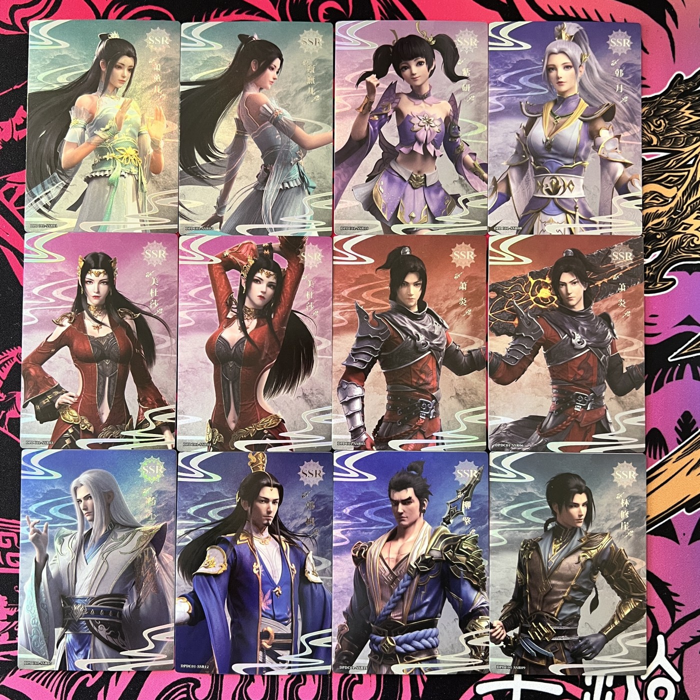 锦色铺子的卡拍 第18期 集卡社 斗破苍穹 12张