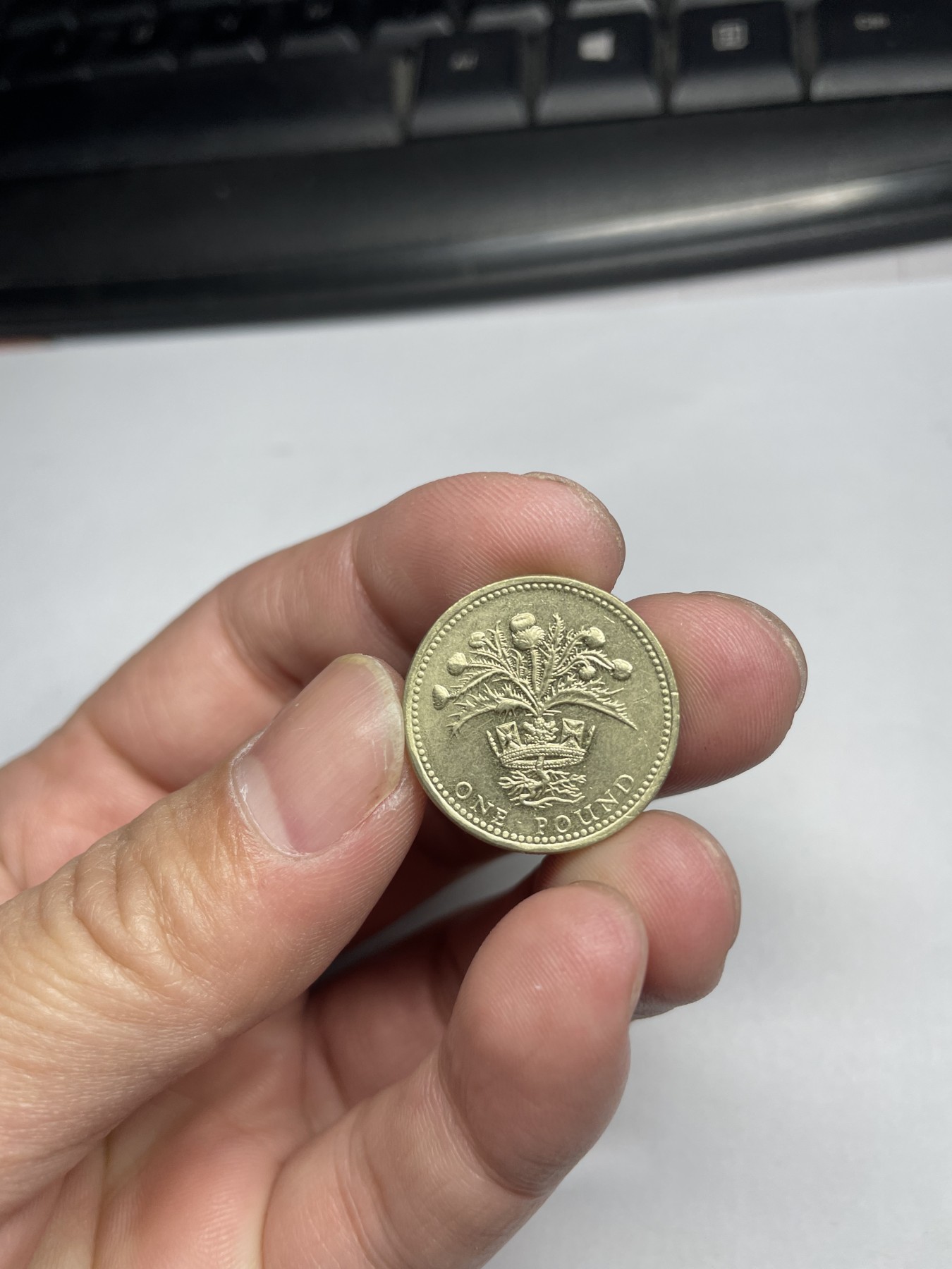 2024年集古藏今外币拍卖第四期-第10场—（总第40拍-本期拍完结算发货） 1989年英国1英镑