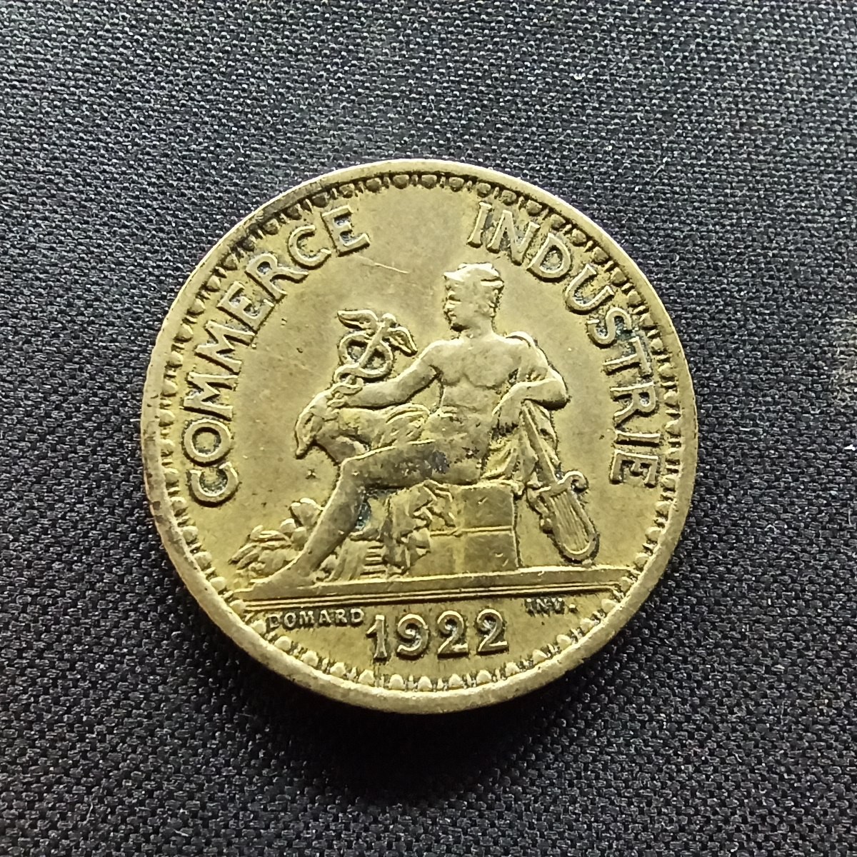 邮泉阁限时拍卖第二场 法国硬币专场 法国1922年1法郎