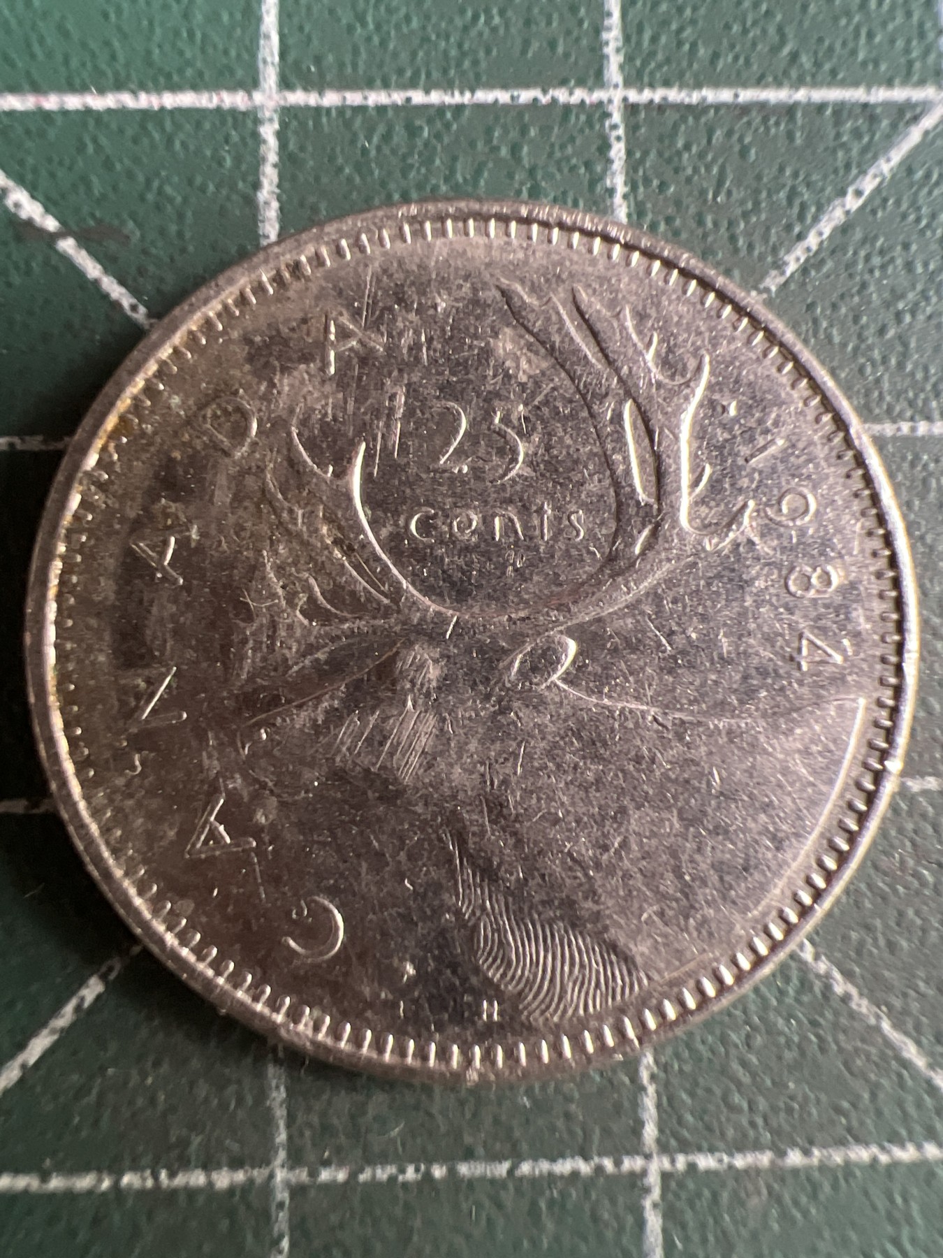 第574期 硬币专场 （无押金，捡漏，全场50包邮，偏远地区除外，接收代拍业务） 加拿大25分 青年 1984年