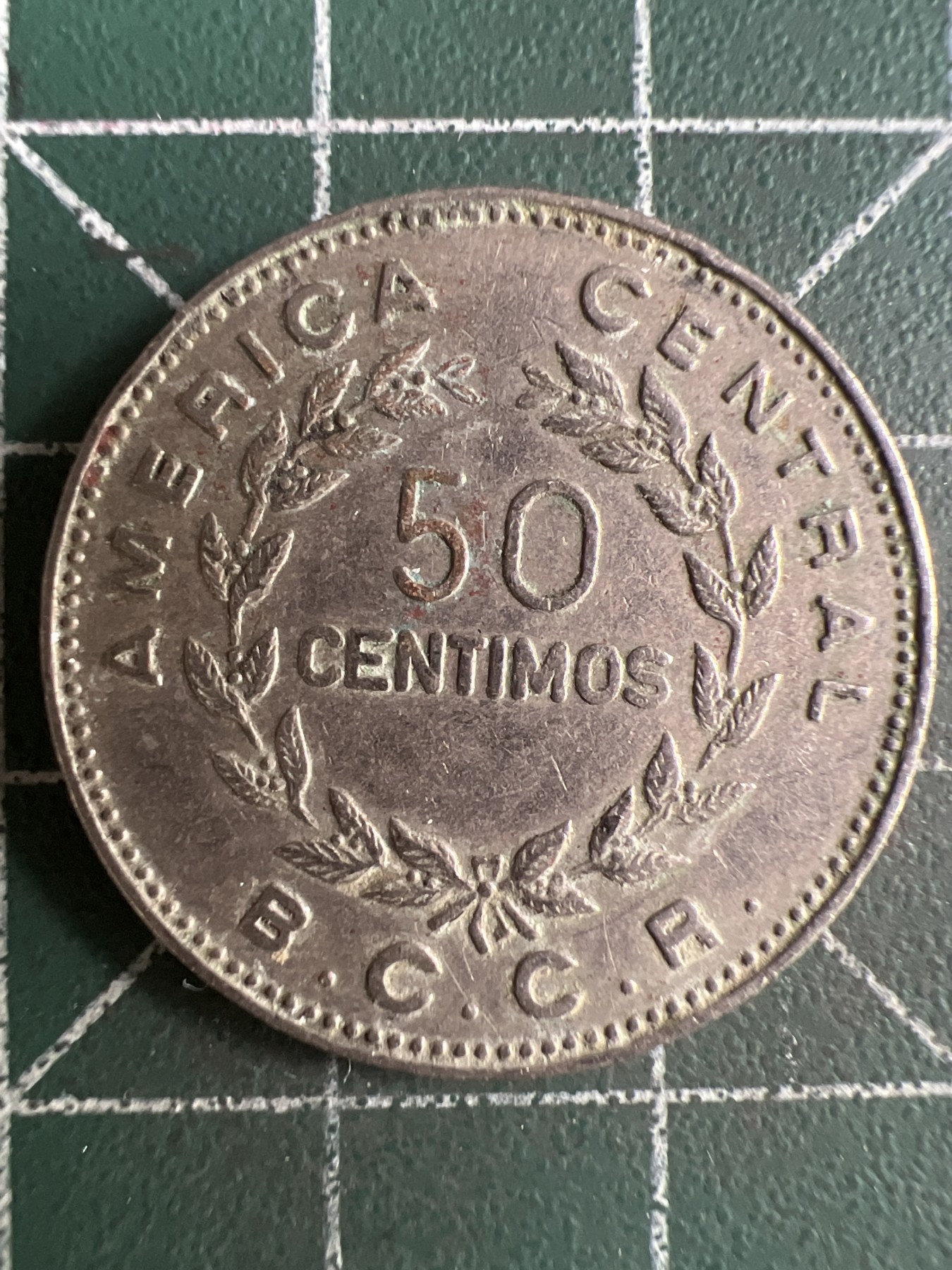 第574期 硬币专场 （无押金，捡漏，全场50包邮，偏远地区除外，接收代拍业务） 哥斯达黎加50分 1972年