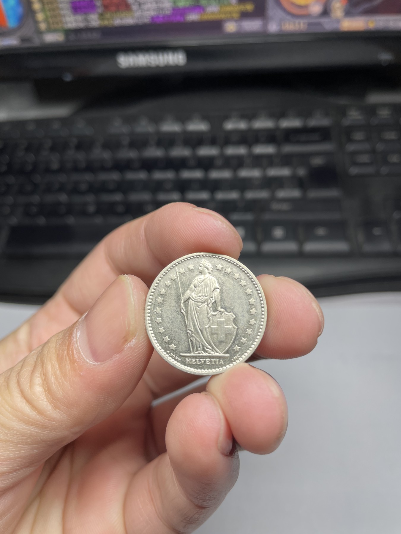 2024年集古藏今外币拍卖第四期-第10场—（总第40拍-本期拍完结算发货） 1975年瑞士1法郎