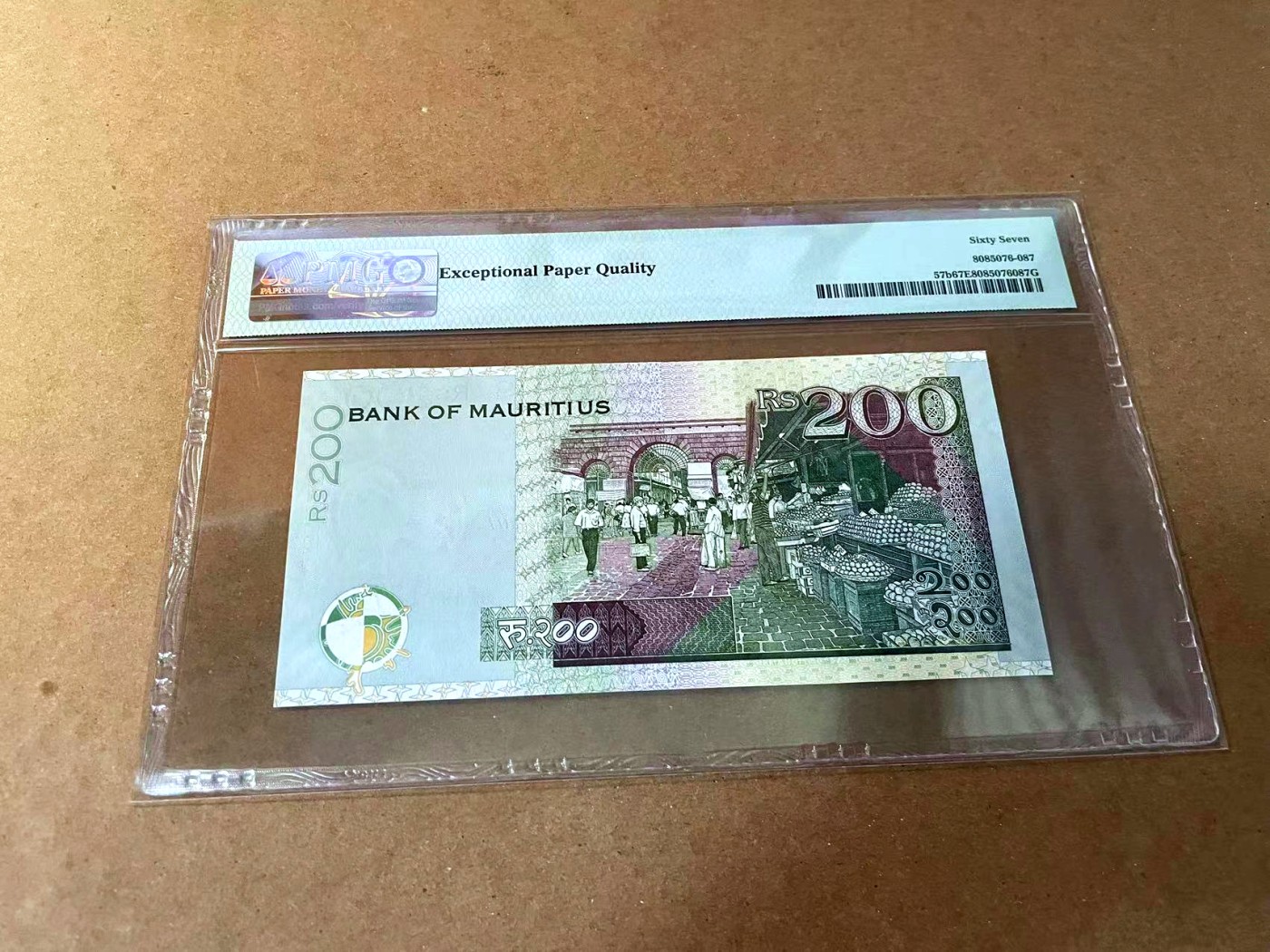 【Blue Auction】✨世界纸币精拍第462期【精】 毛里求斯 2007年200卢比 PMG67EPQ 高分