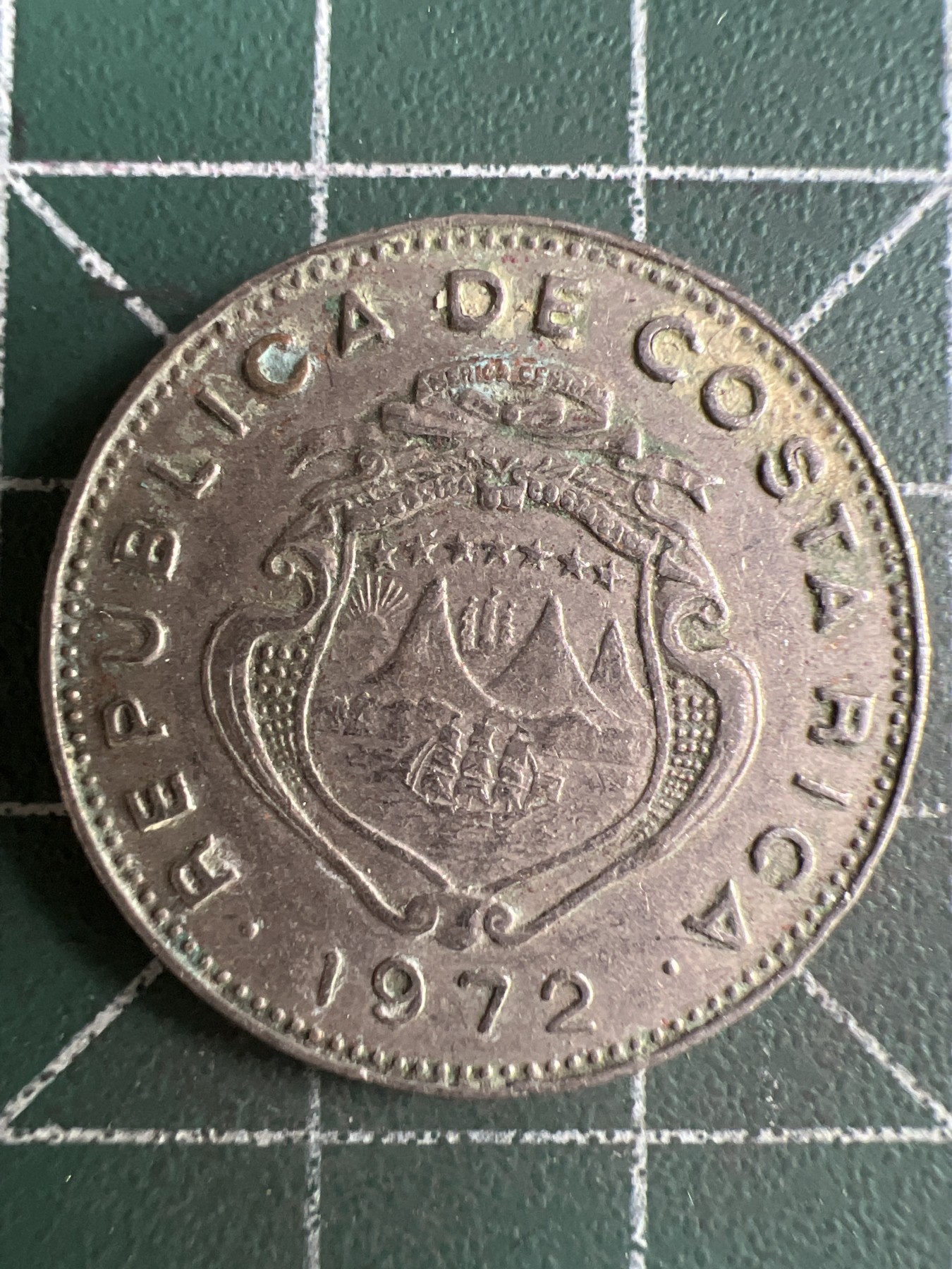 第574期 硬币专场 （无押金，捡漏，全场50包邮，偏远地区除外，接收代拍业务） 哥斯达黎加50分 1972年