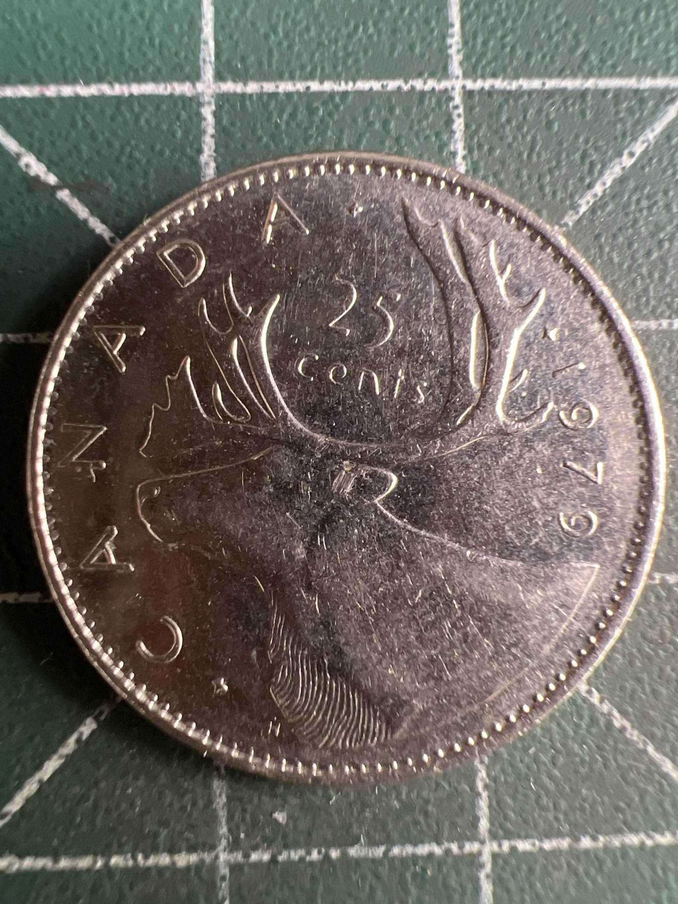 第574期 硬币专场 （无押金，捡漏，全场50包邮，偏远地区除外，接收代拍业务） 加拿大25分 青年 1979年