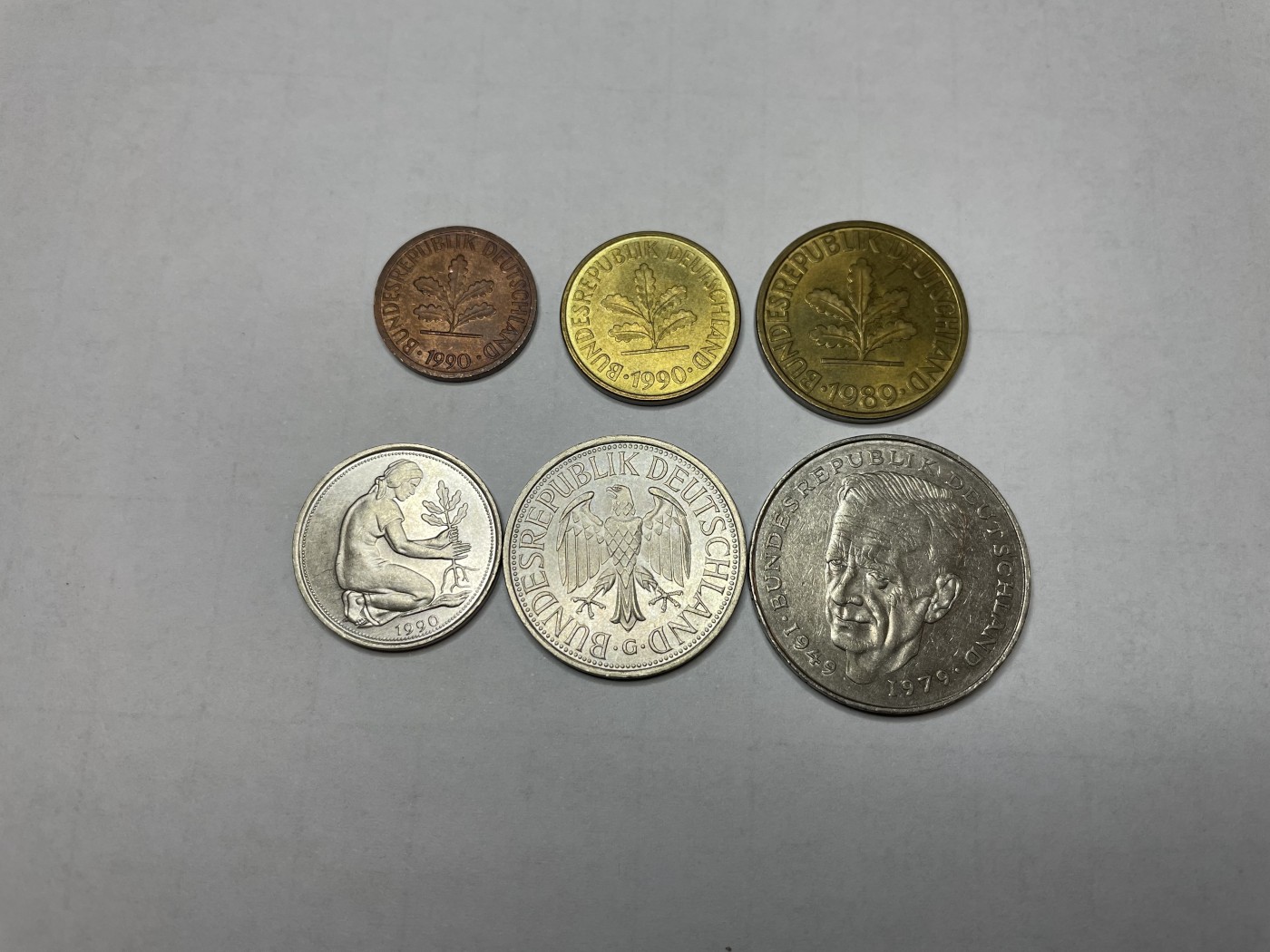 2024年集古藏今外币拍卖第四期-第10场—（总第40拍-本期拍完结算发货） 德国各面值6枚