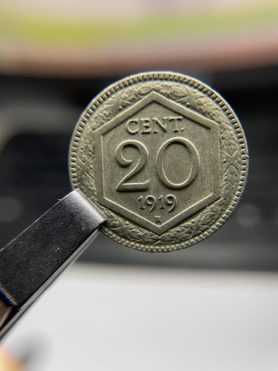 2024年集古藏今外币拍卖第五期-第1场—（总第41拍—老币专场） - 1919年意大利20分