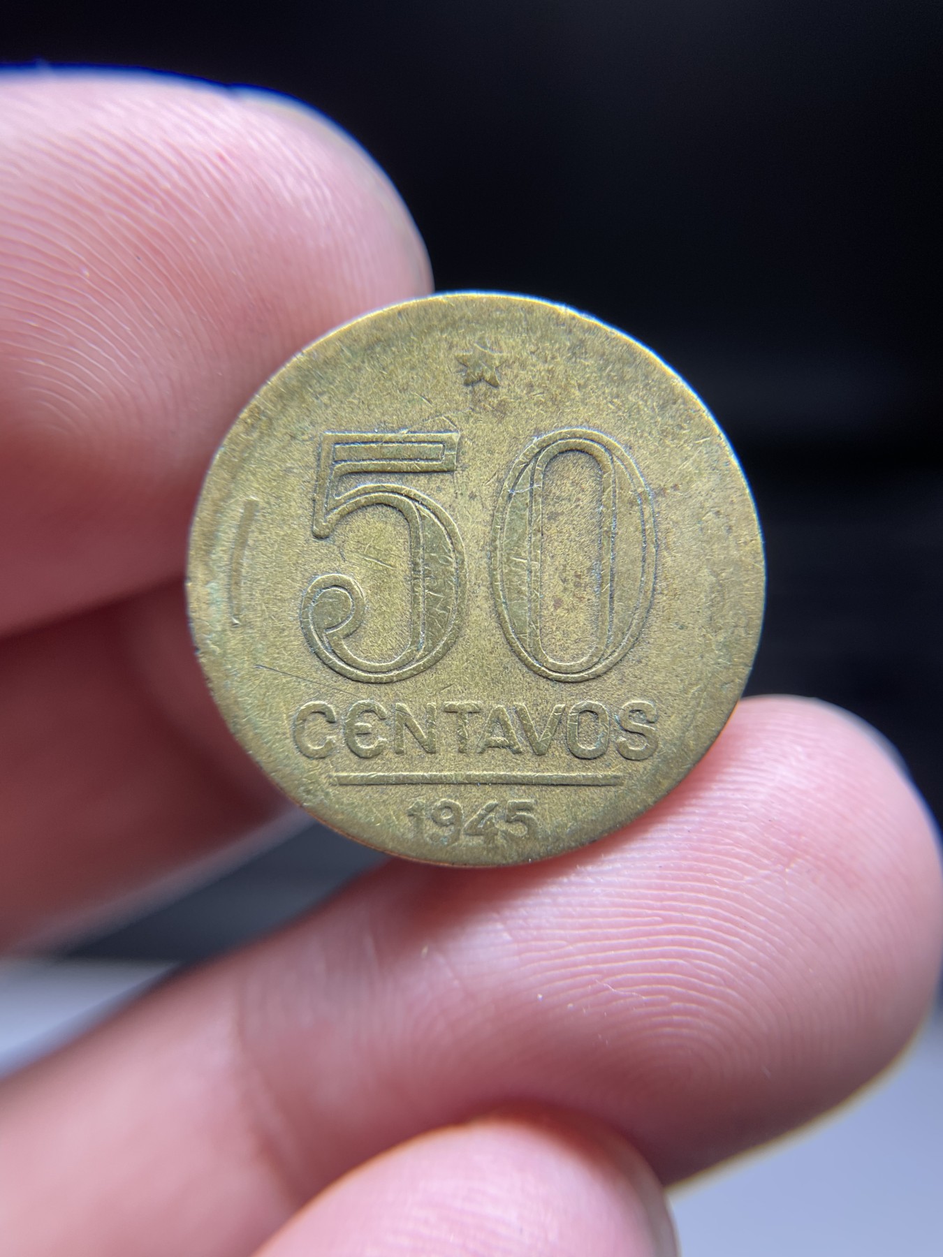 2024年集古藏今外币拍卖第五期-第1场—（总第41拍—老币专场） 1945年巴西50分