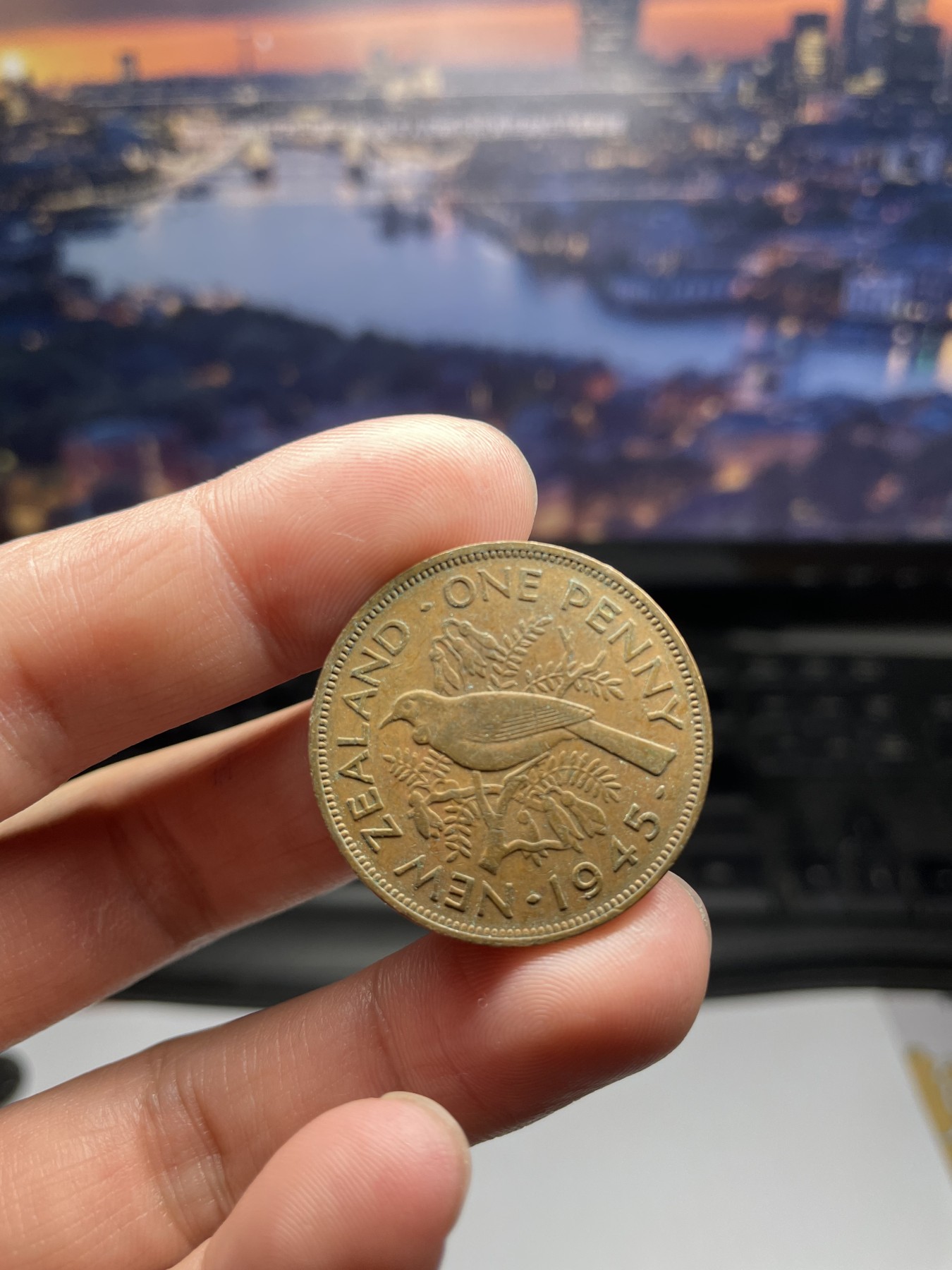 2024年集古藏今外币拍卖第五期-第1场—（总第41拍—老币专场） 1945年新西兰1便士