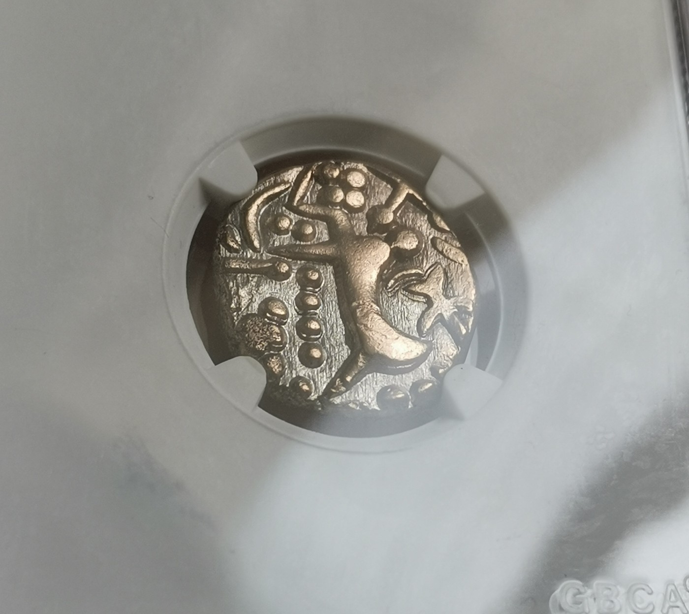 瓶子🏺第137期拍卖会  5-6世纪 印度寄多罗王朝1DINAR低质金币 7.5克