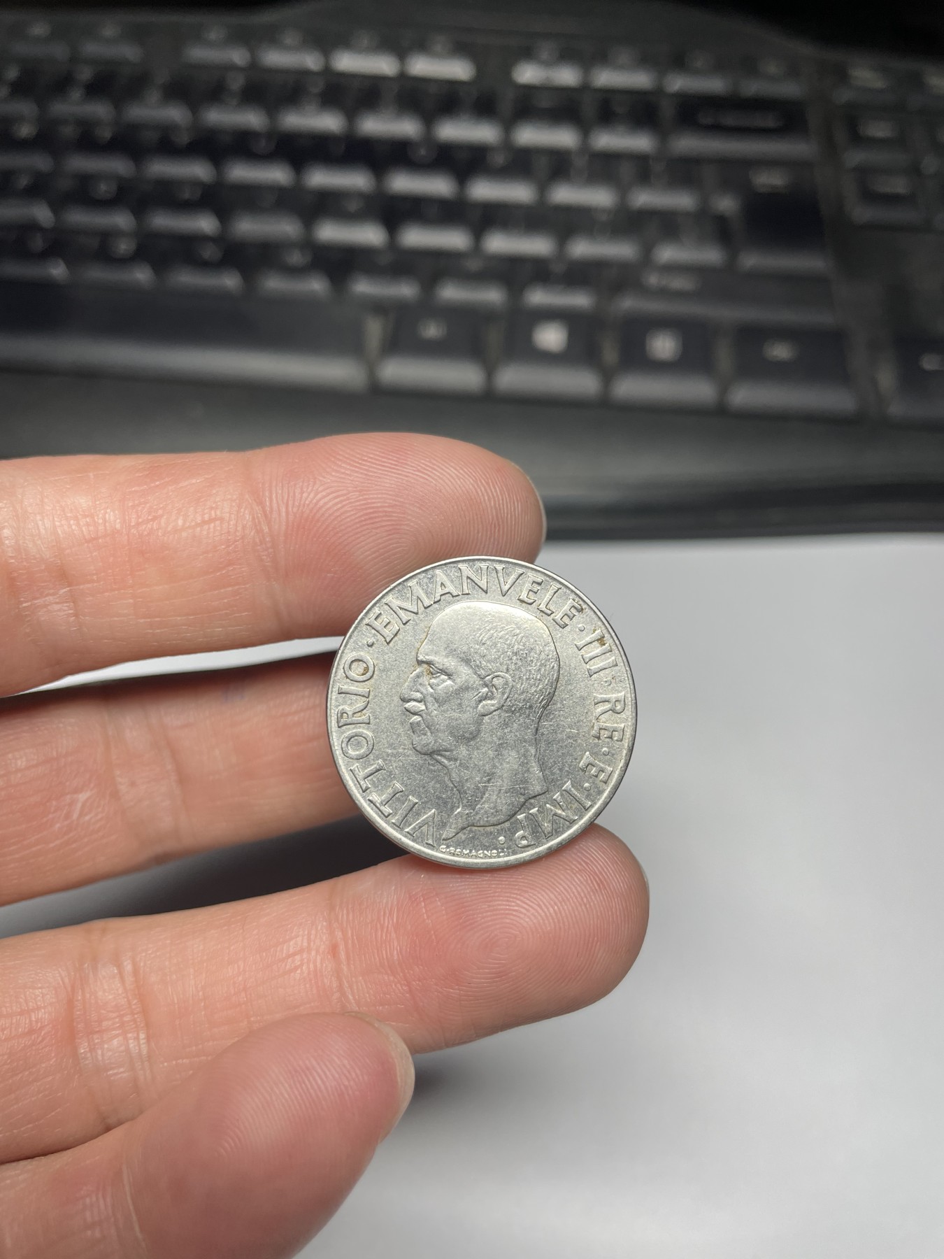 2024年集古藏今外币拍卖第五期-第1场—（总第41拍—老币专场） 1950年意大利1元