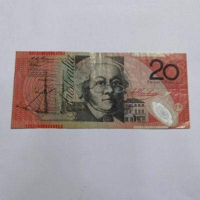 各国外币第34期 - 澳大利亚20元塑料钞 流通