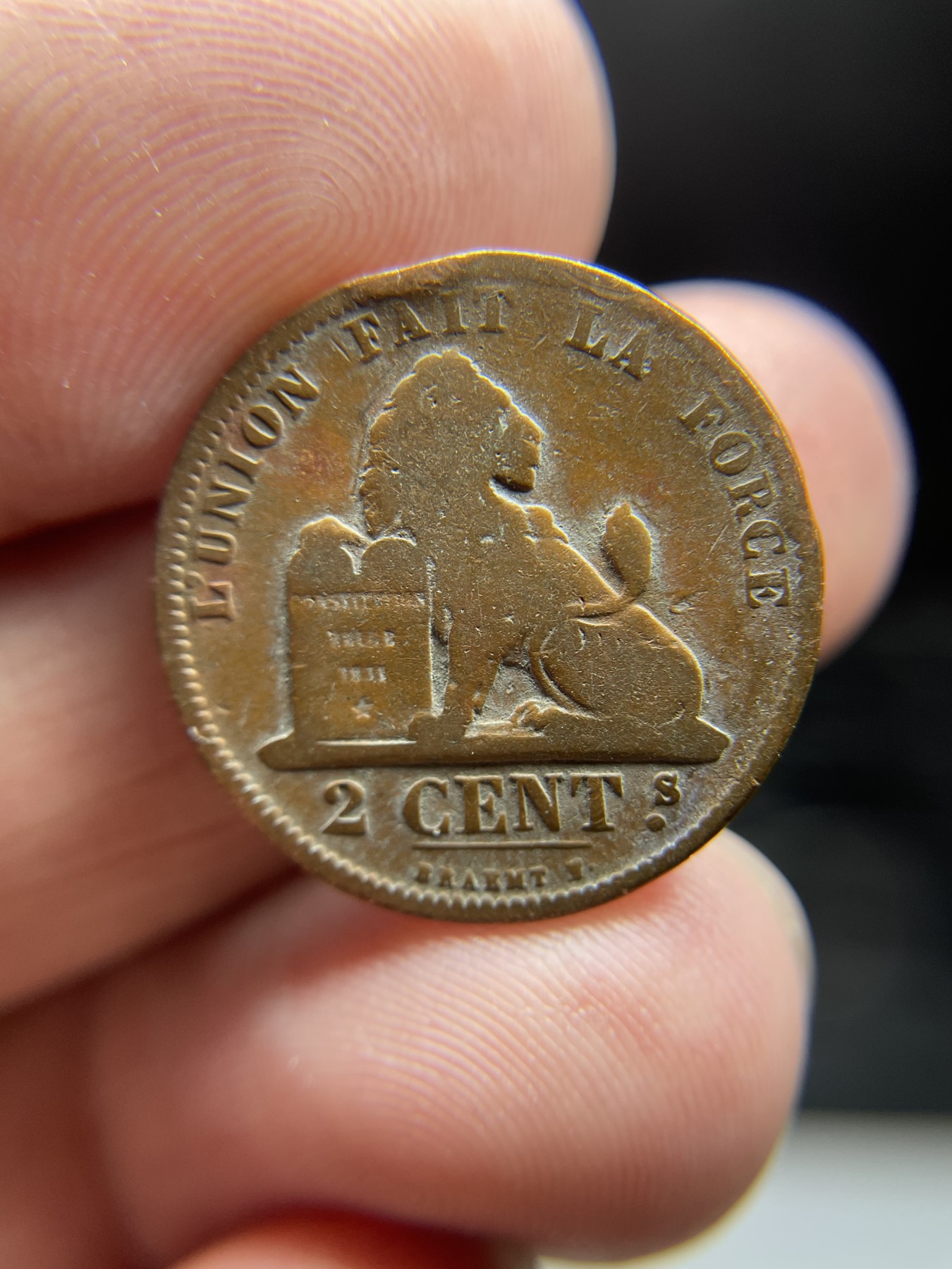 2024年集古藏今外币拍卖第五期-第1场—（总第41拍—老币专场） 1873年比利时2分