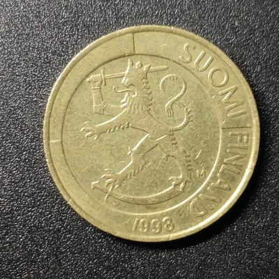 ↓君缘收藏68期☞钱币邮品↓无佣金、可寄存、满10元包邮  - 芬兰🇫🇮1998年1马克