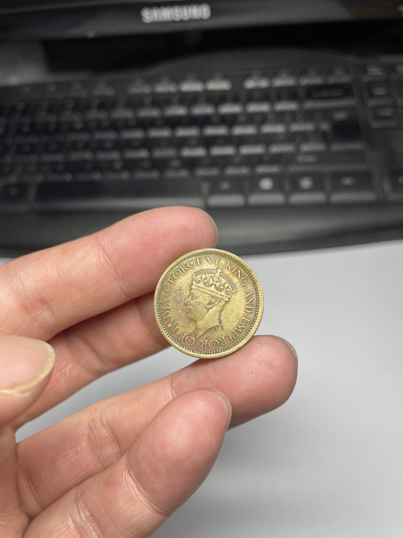 2024年集古藏今外币拍卖第五期-第1场—（总第41拍—老币专场） 1943年英属锡兰50分