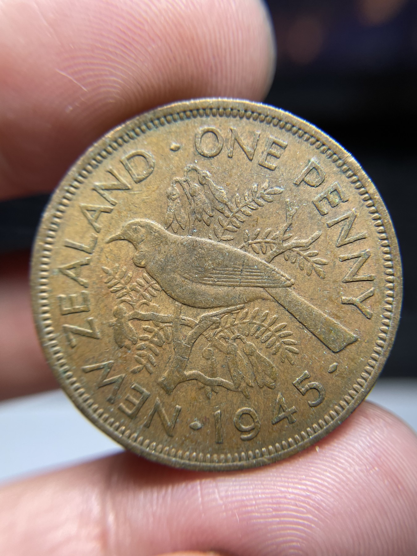 2024年集古藏今外币拍卖第五期-第1场—（总第41拍—老币专场） 1945年新西兰1便士