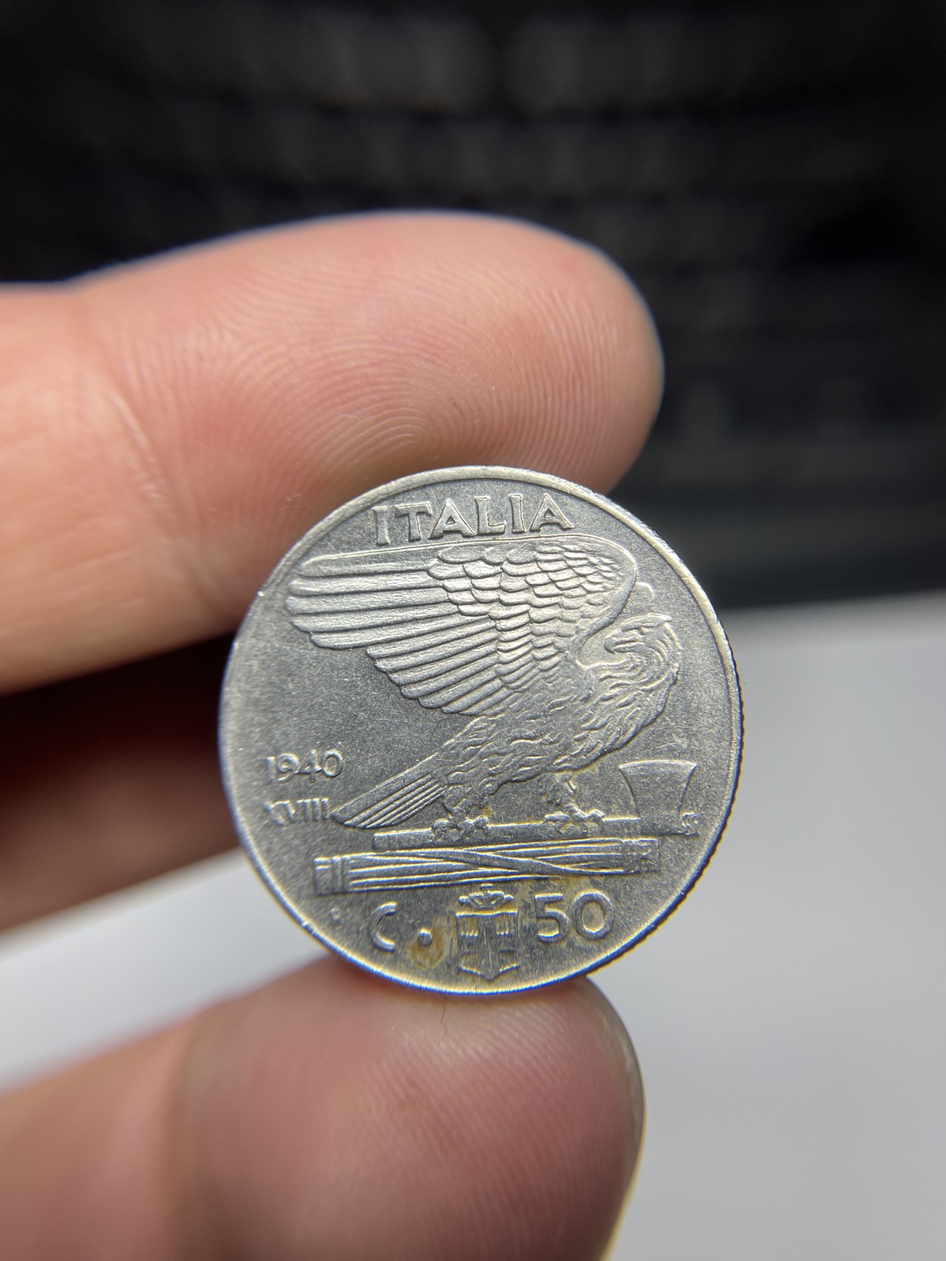 2024年集古藏今外币拍卖第五期-第1场—（总第41拍—老币专场） 1940年意大利50分