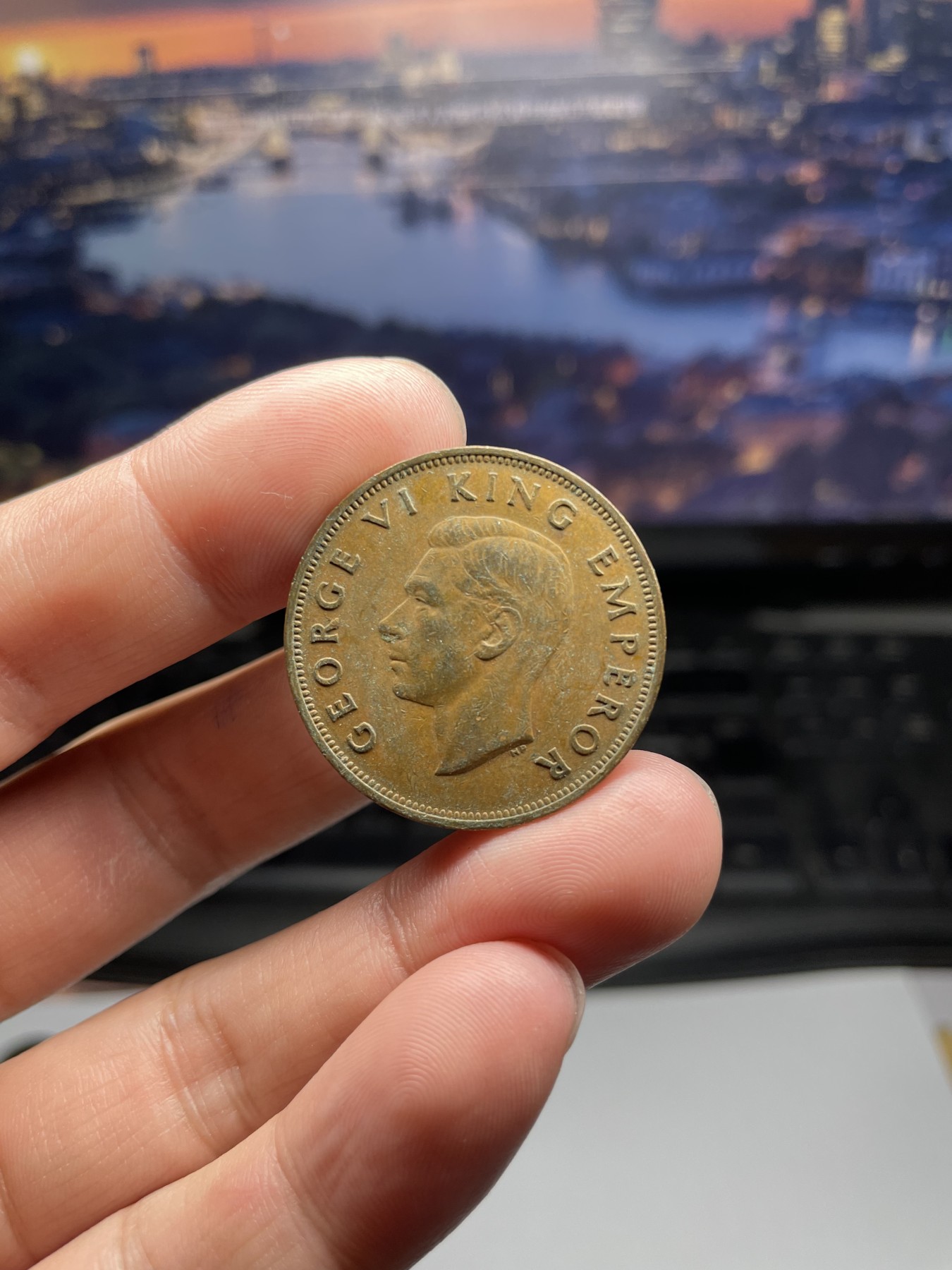 2024年集古藏今外币拍卖第五期-第1场—（总第41拍—老币专场） 1945年新西兰1便士