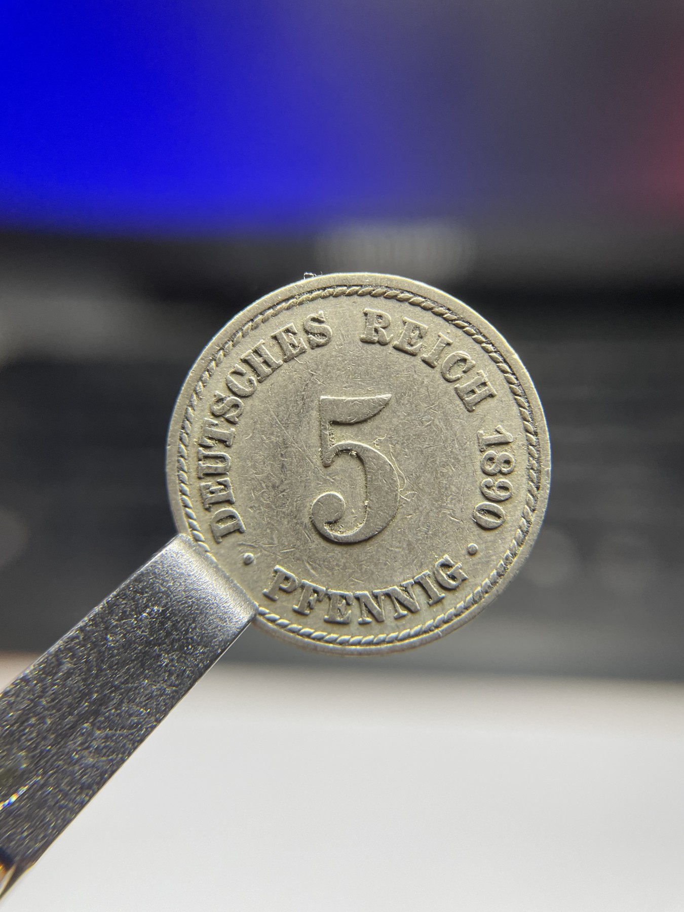 2024年集古藏今外币拍卖第五期-第1场—（总第41拍—老币专场） 1890年德国5芬尼