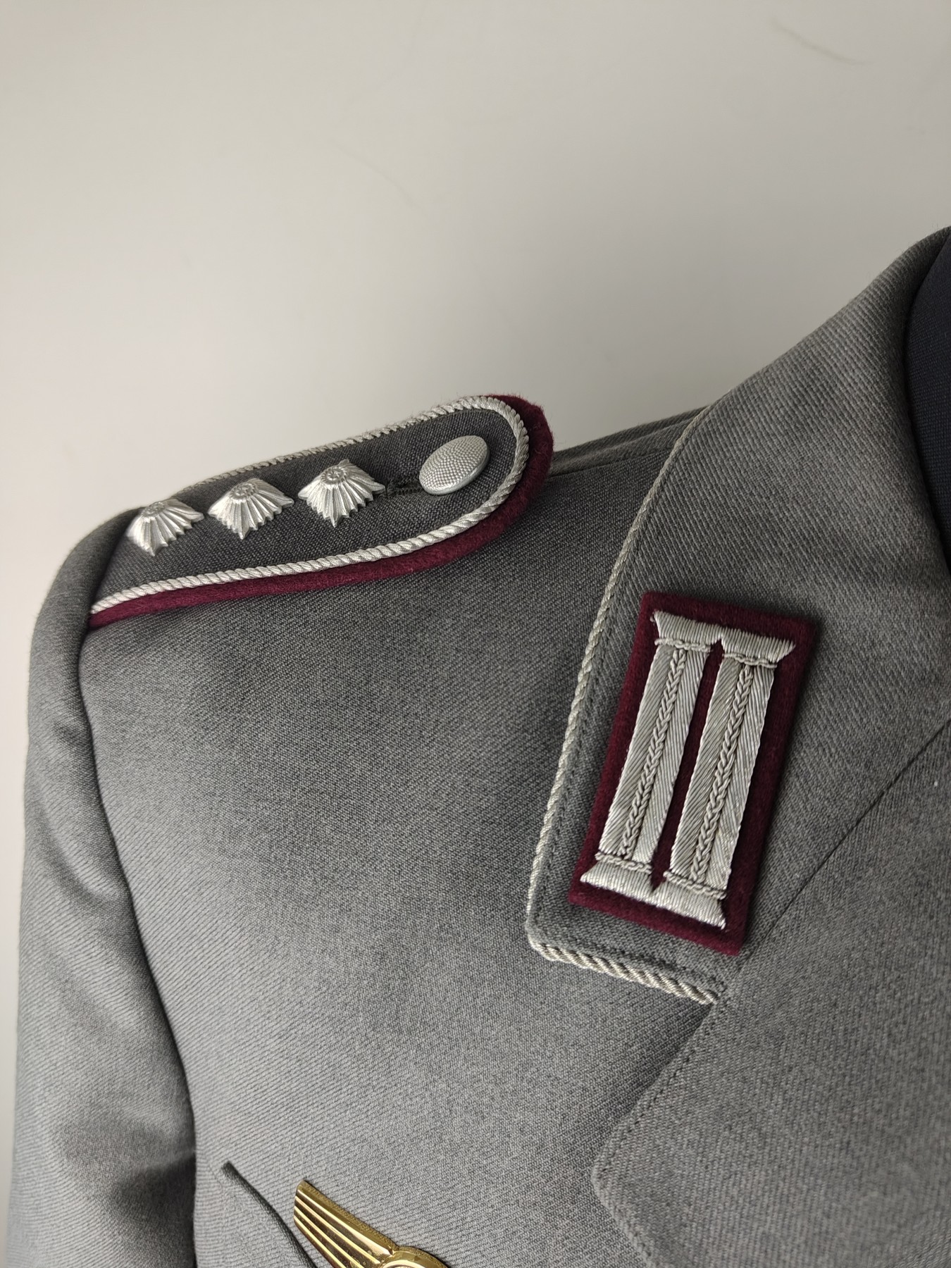 全场0元起拍 第149期 咸鱼国勋章拍卖专场 4月21日（周日）下午6：00开始 西德防化兵上尉常服 带全配饰 胸围106 肩宽45 衣长75 袖长60 腰围82 裤长97+9