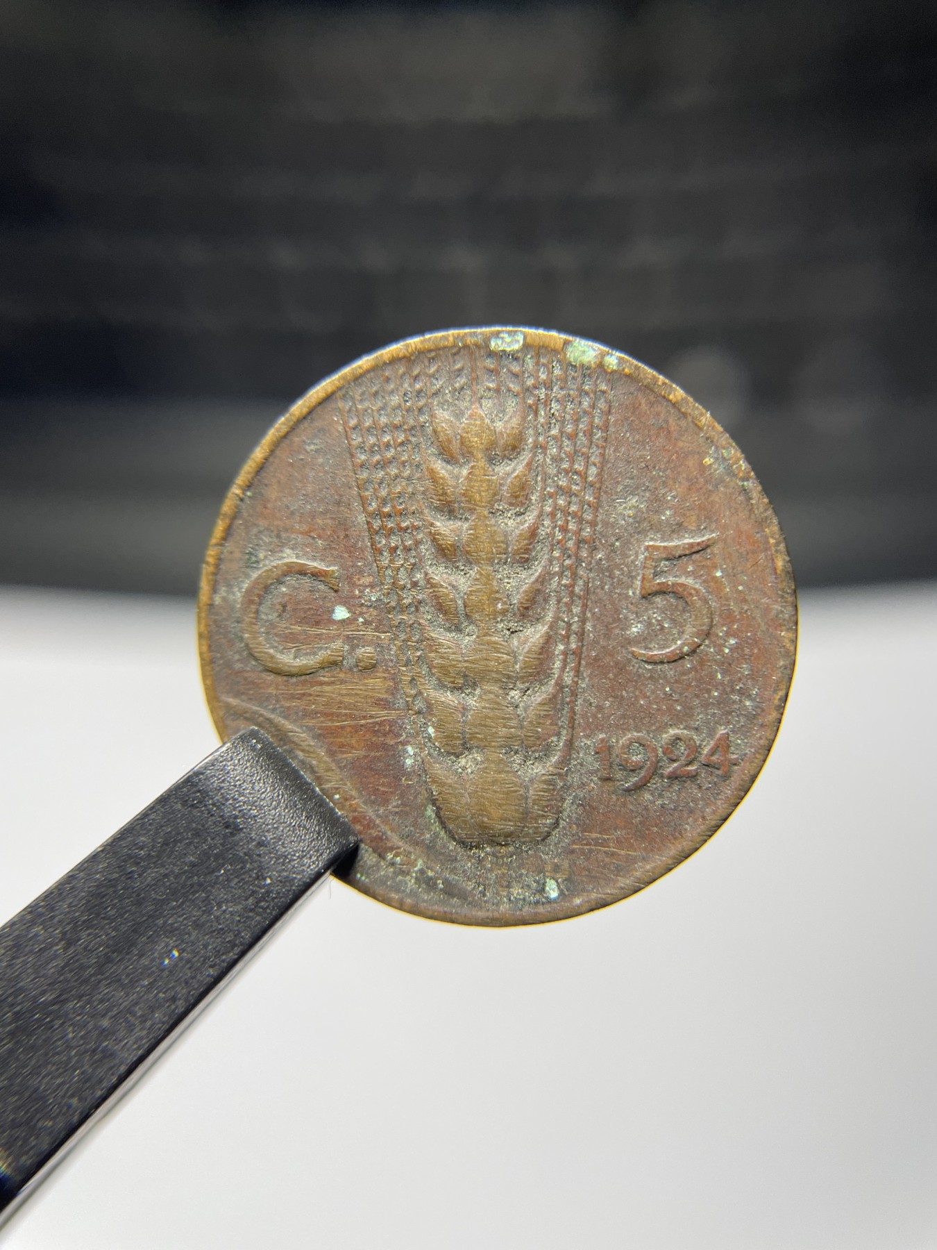 2024年集古藏今外币拍卖第五期-第1场—（总第41拍—老币专场） 1924年意大利5分