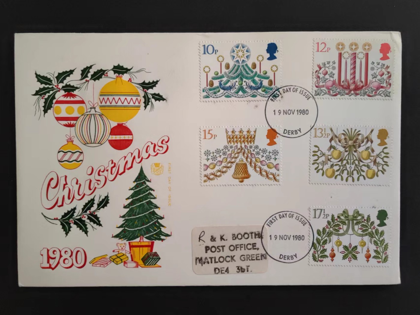 多国邮封✌（拍卖专场）精品🔥专场 第61场 1980年圣诞节快乐