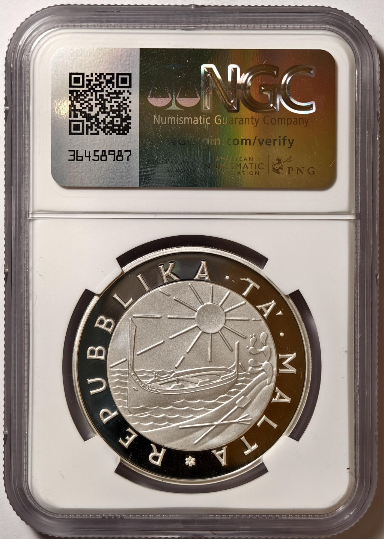 紫瑗钱币——第372期拍卖 马耳他 1981年 国际儿童年 5磅 银币 NGC PR69 UC