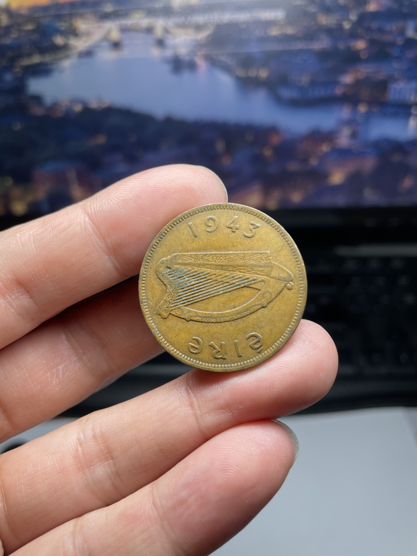 2024年集古藏今外币拍卖第五期-第1场—（总第41拍—老币专场） 1943年爱尔兰1便士