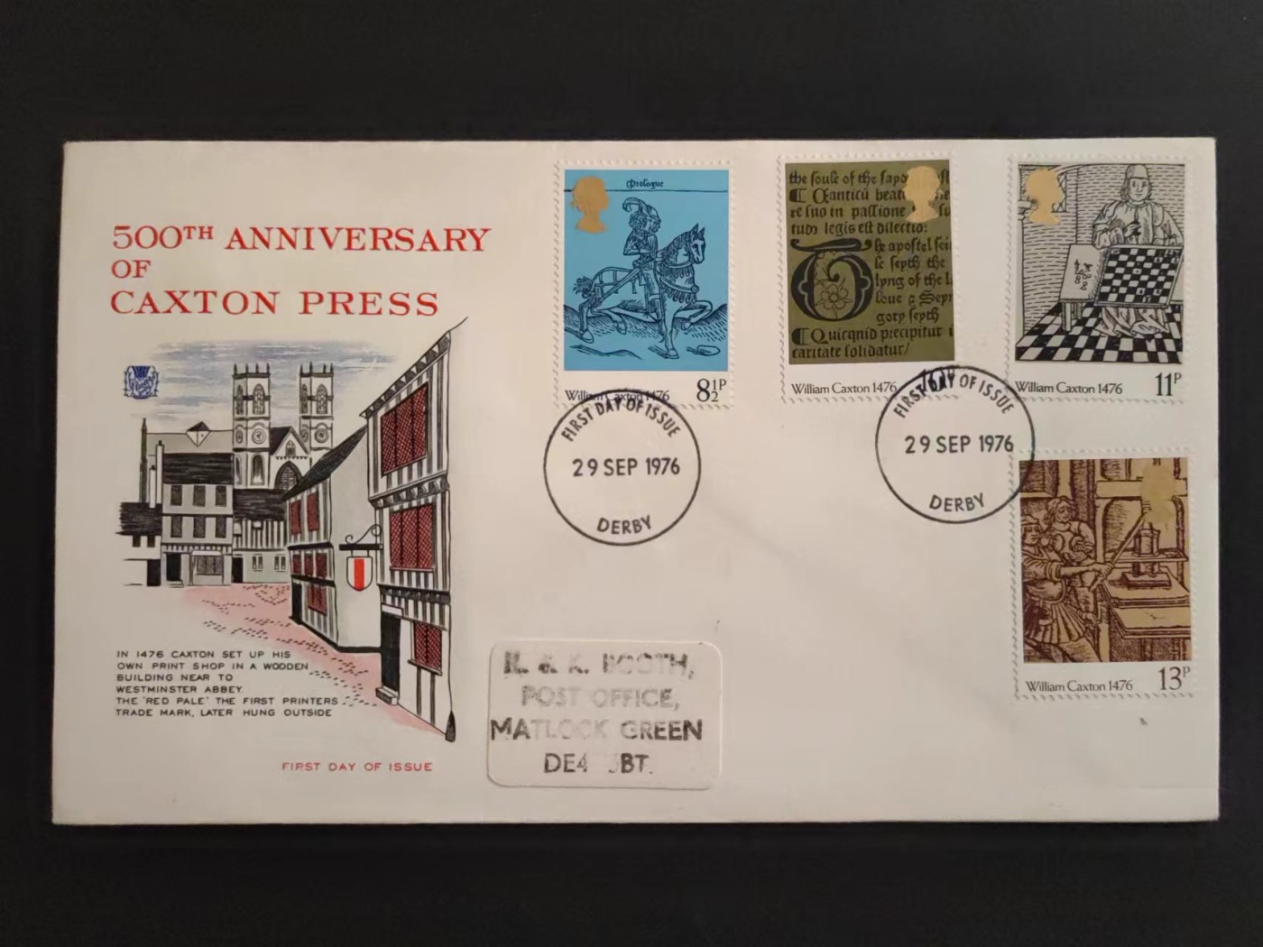 多国邮封✌（拍卖专场）精品🔥专场 第61场 卡斯顿出版社500周年