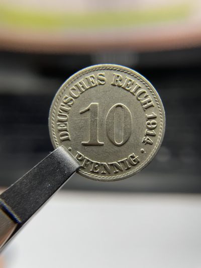 2024年集古藏今外币拍卖第五期-第1场—（总第41拍—老币专场） - 1914年德国10芬尼