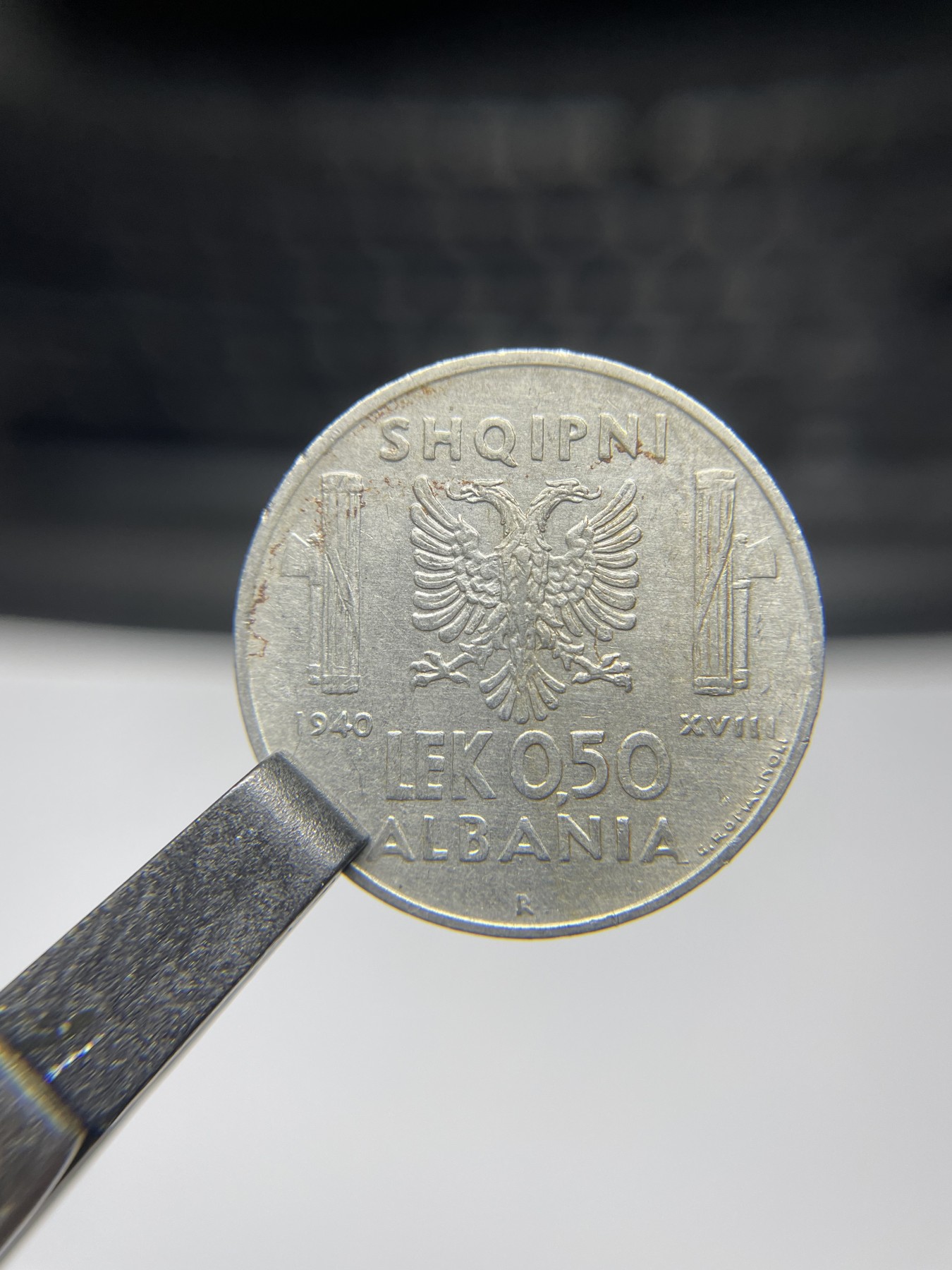 2024年集古藏今外币拍卖第五期-第1场—（总第41拍—老币专场） 1940年阿尔巴尼亚0.5列克