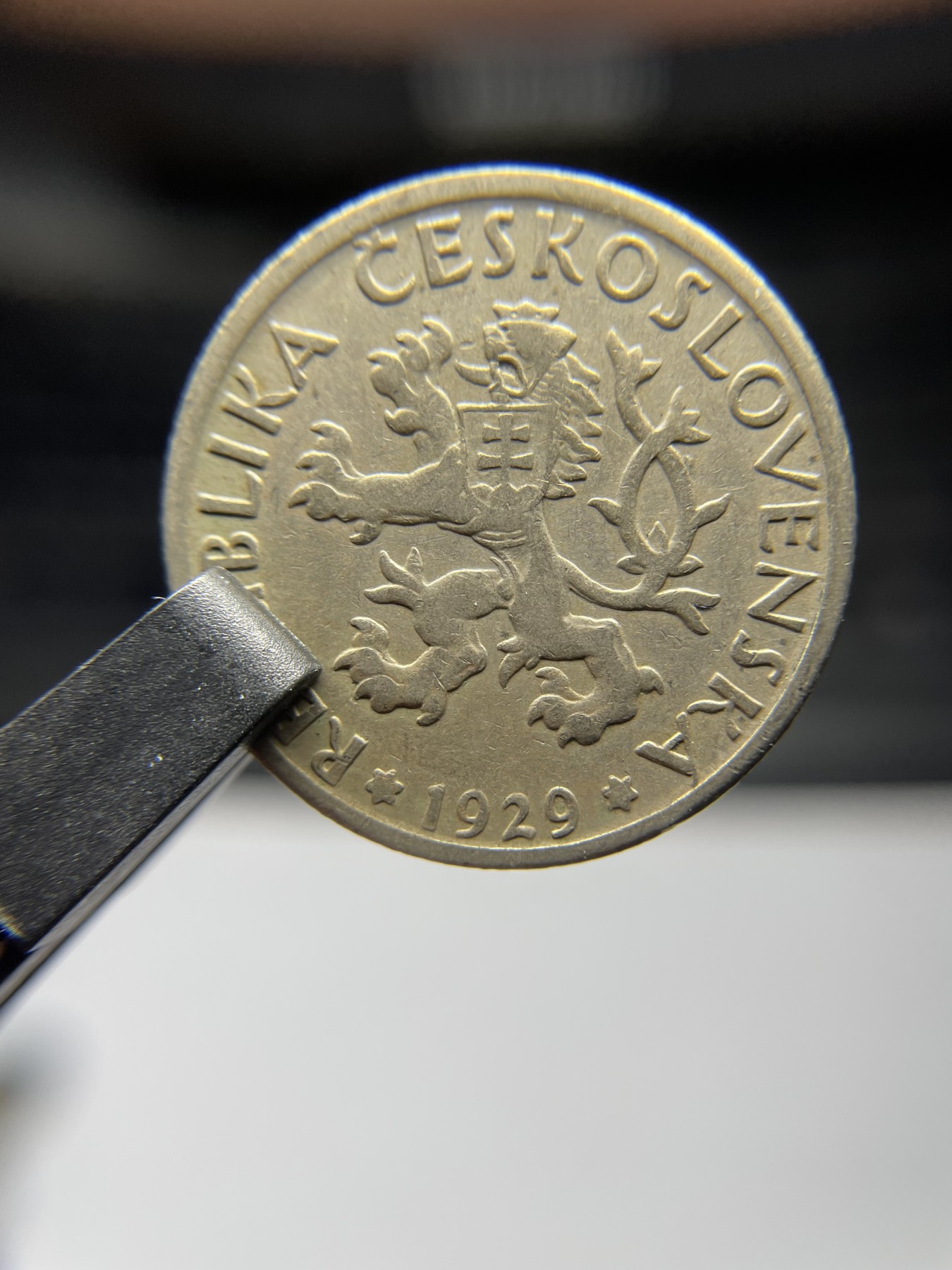 2024年集古藏今外币拍卖第五期-第1场—（总第41拍—老币专场） 1929年捷克斯洛伐克1克朗