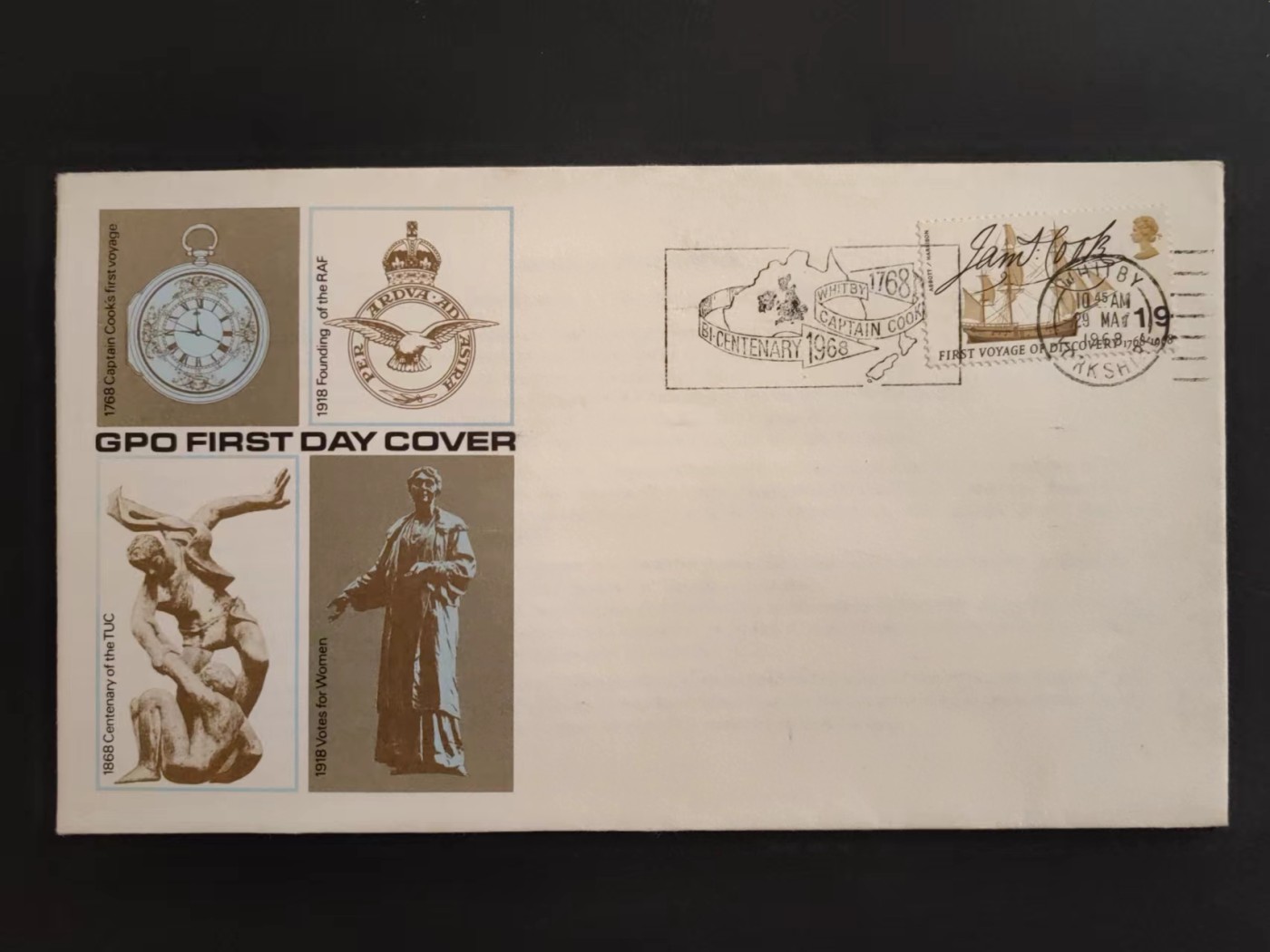 多国邮封✌（拍卖专场）精品🔥专场 第61场 皇家空军成立纪念 带签名