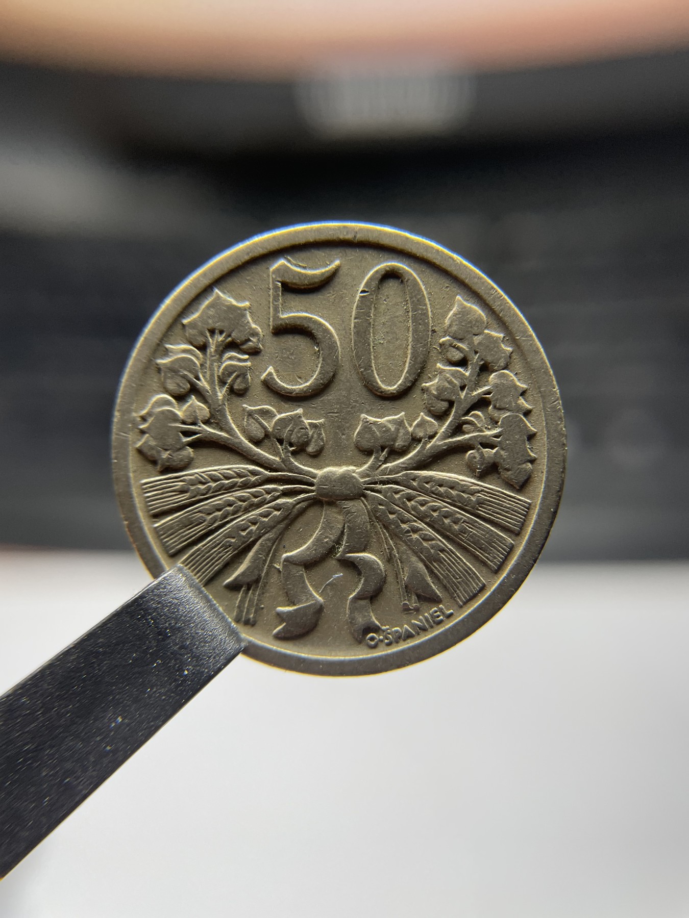 2024年集古藏今外币拍卖第五期-第1场—（总第41拍—老币专场） 1921年捷克斯洛伐克50分