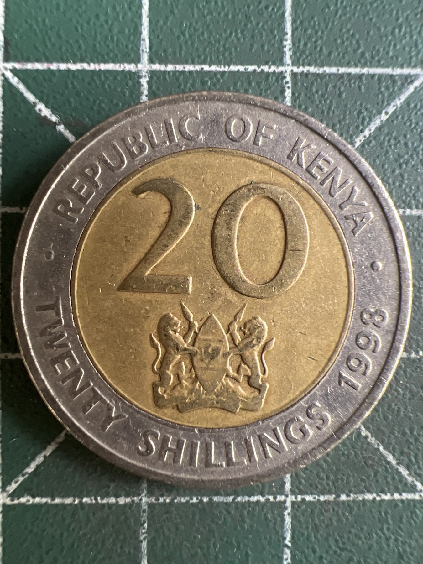 第578期 硬币专场 （无押金，捡漏，全场50包邮，偏远地区除外，接收代拍业务） 肯尼亚20先令