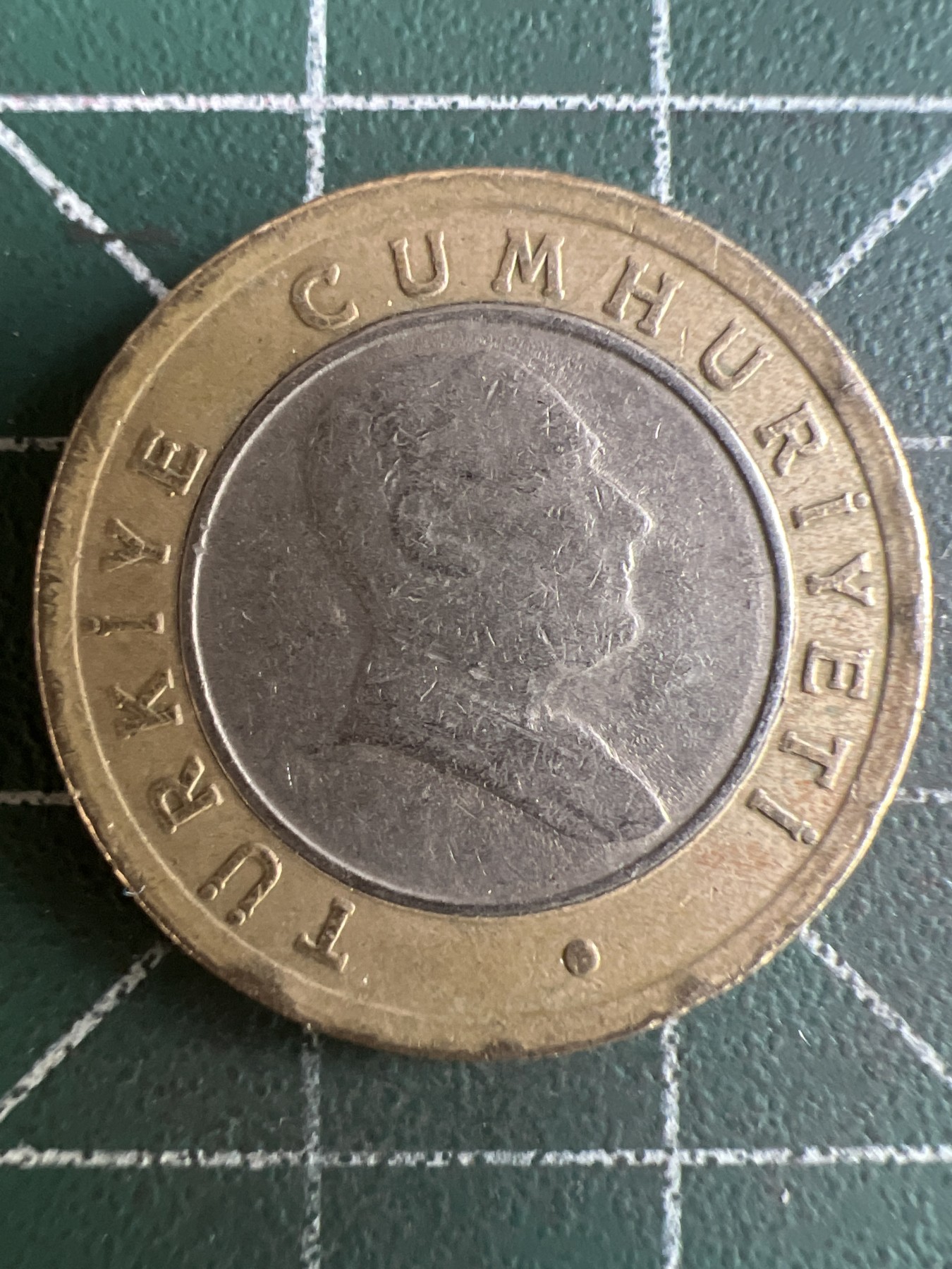 第579期 硬币专场 （无押金，捡漏，全场50包邮，偏远地区除外，接收代拍业务） 土耳其50库鲁  双色币